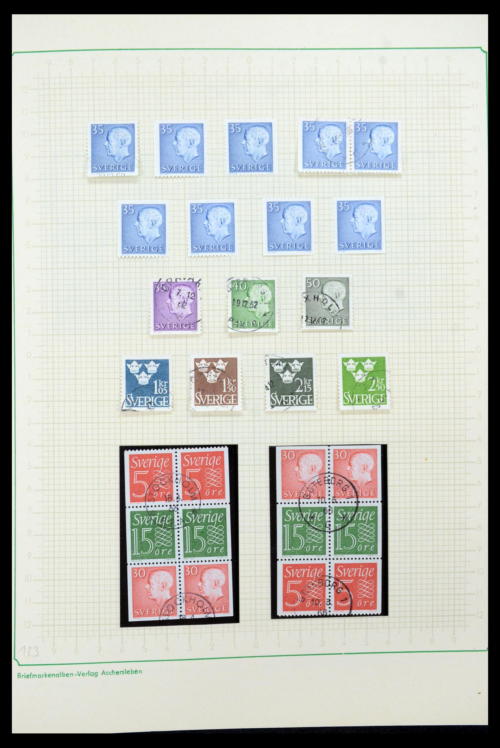 35687 070 - Stamp Collection 35687 Sweden 1855-2013.