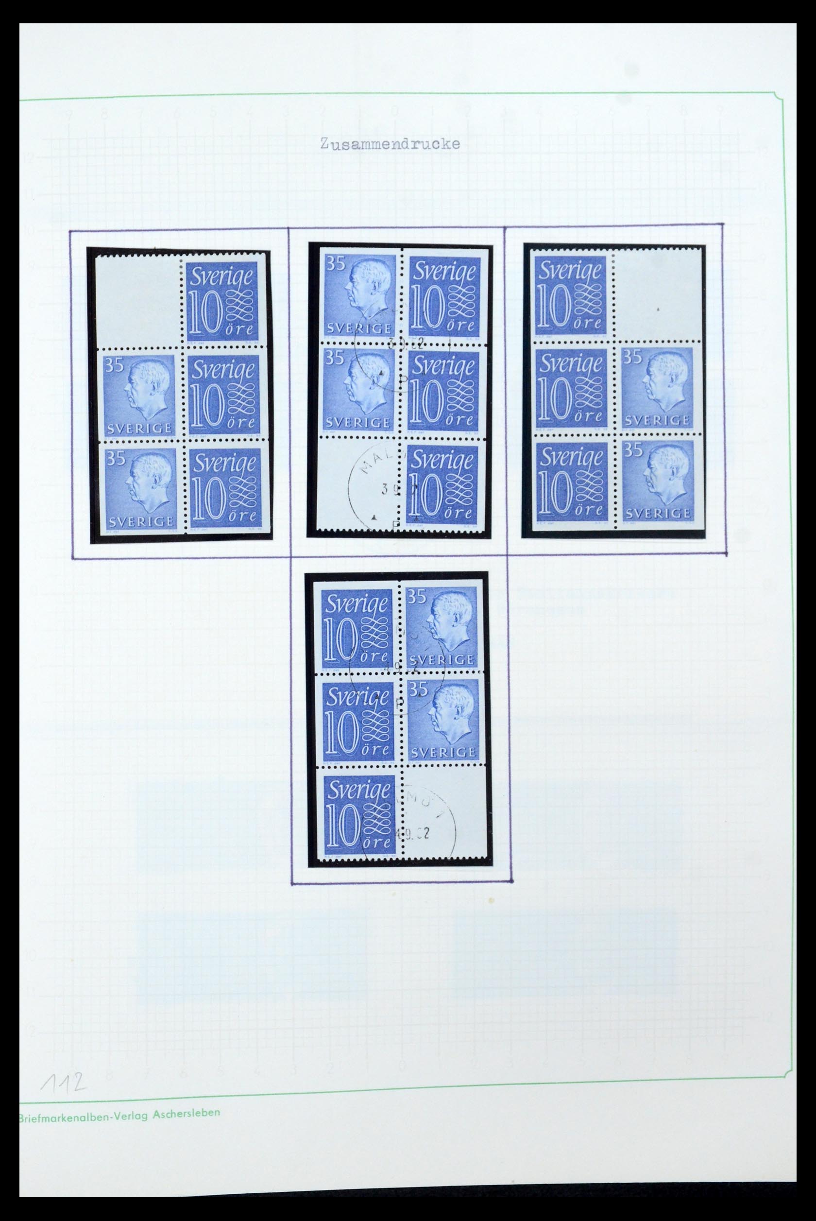 35687 071 - Stamp Collection 35687 Sweden 1855-2013.