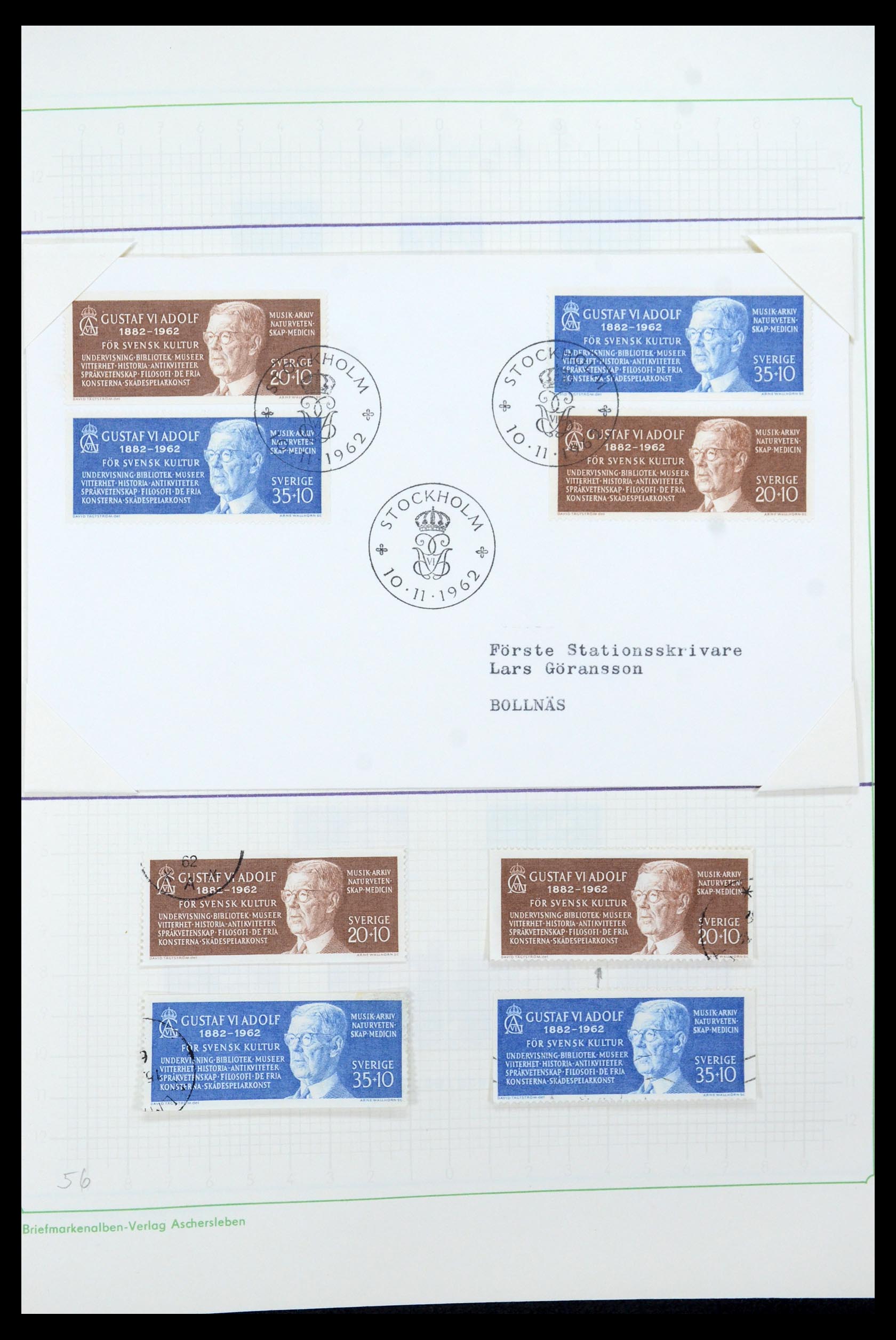 35687 072 - Stamp Collection 35687 Sweden 1855-2013.