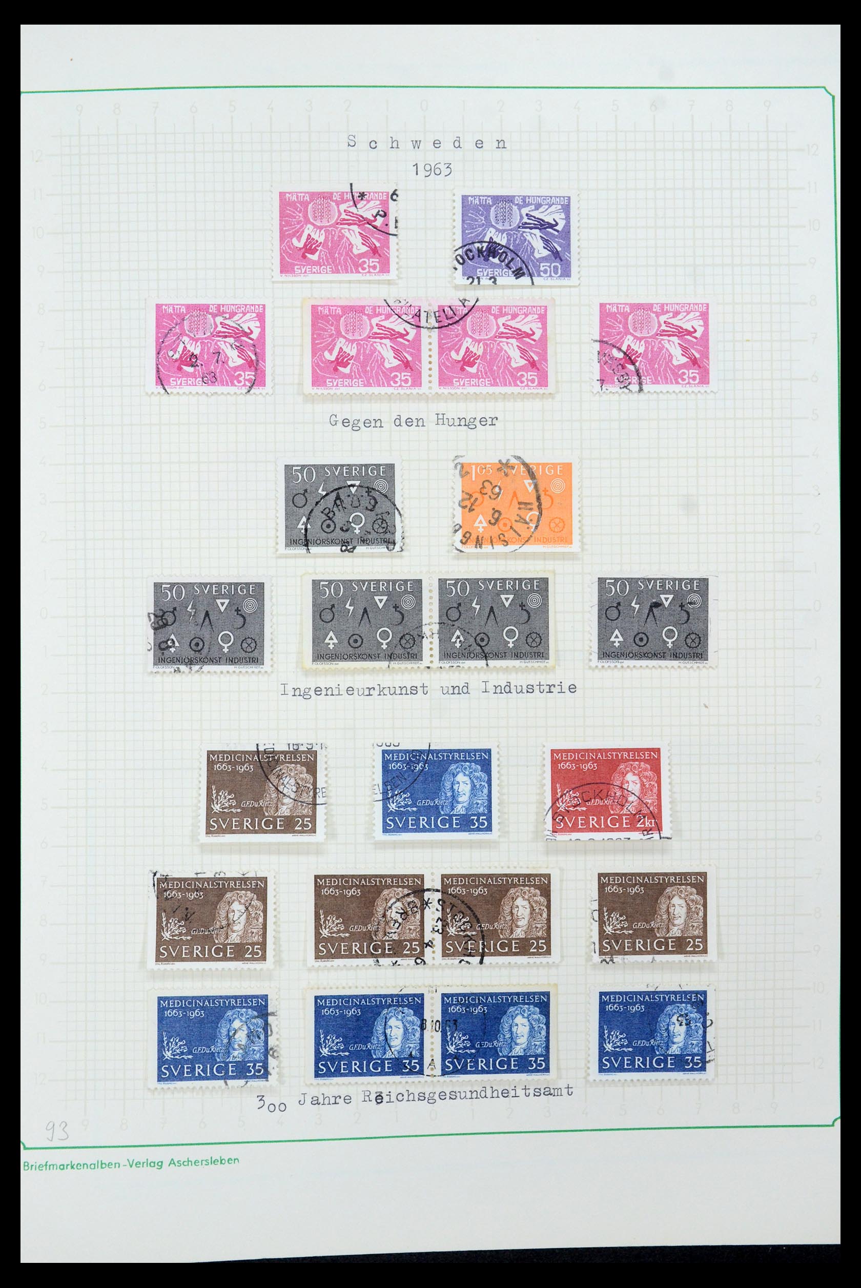 35687 075 - Stamp Collection 35687 Sweden 1855-2013.