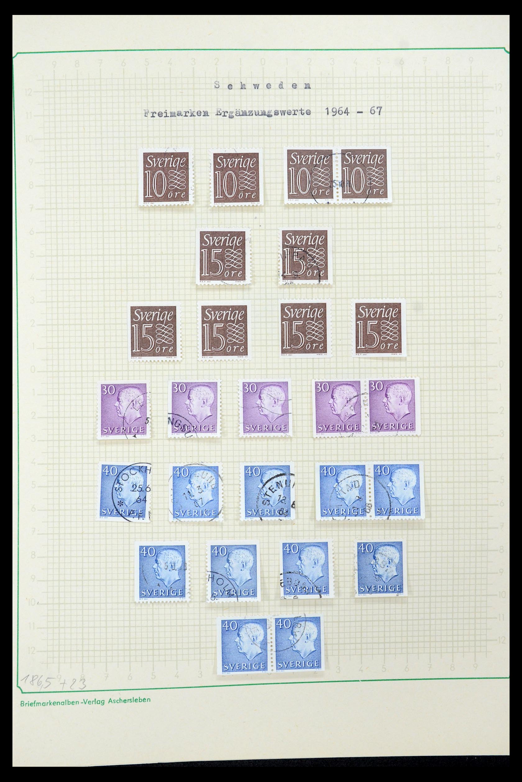 35687 079 - Stamp Collection 35687 Sweden 1855-2013.