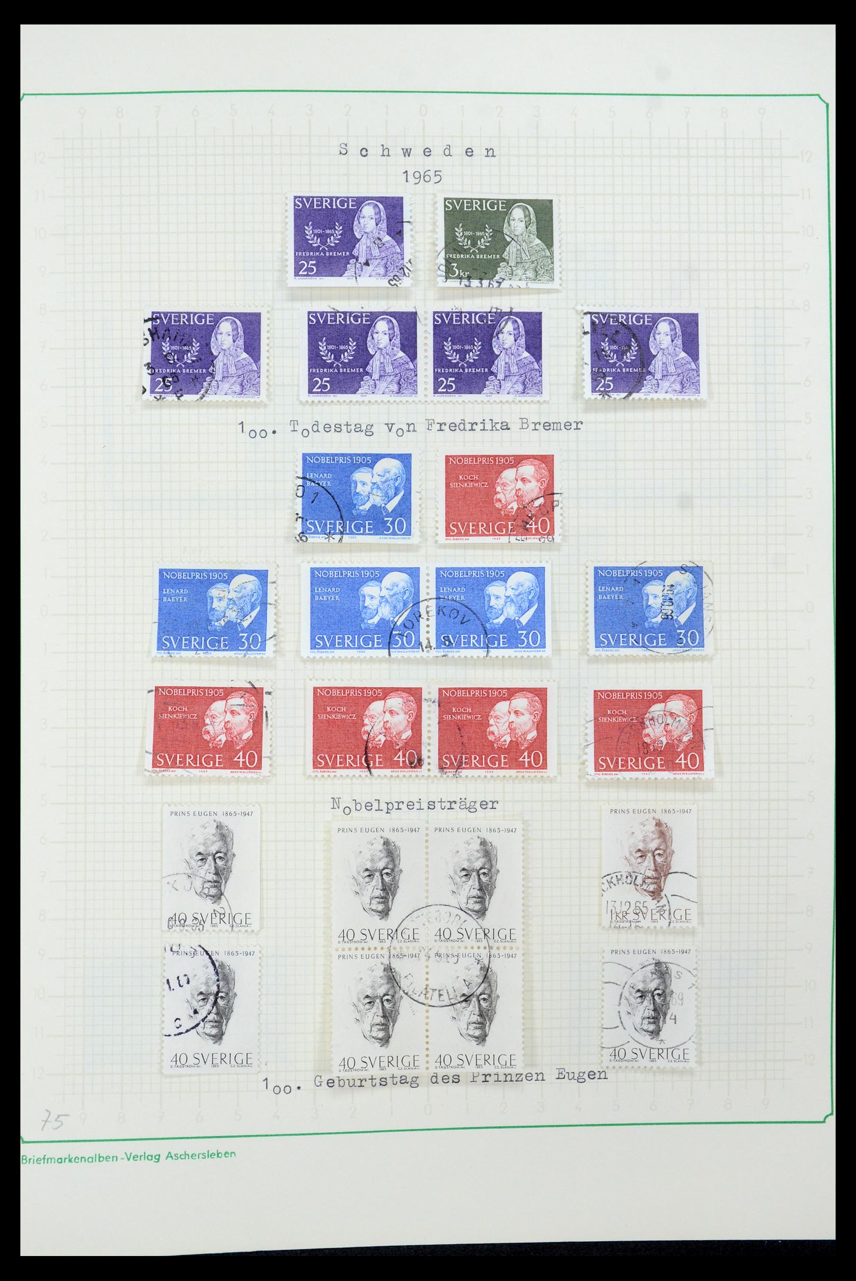 35687 083 - Stamp Collection 35687 Sweden 1855-2013.