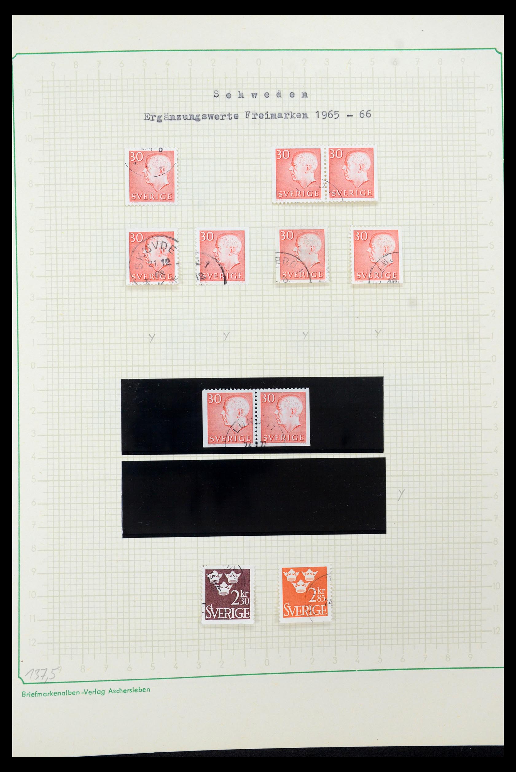 35687 086 - Postzegelverzameling 35687 Zweden 1855-2013.