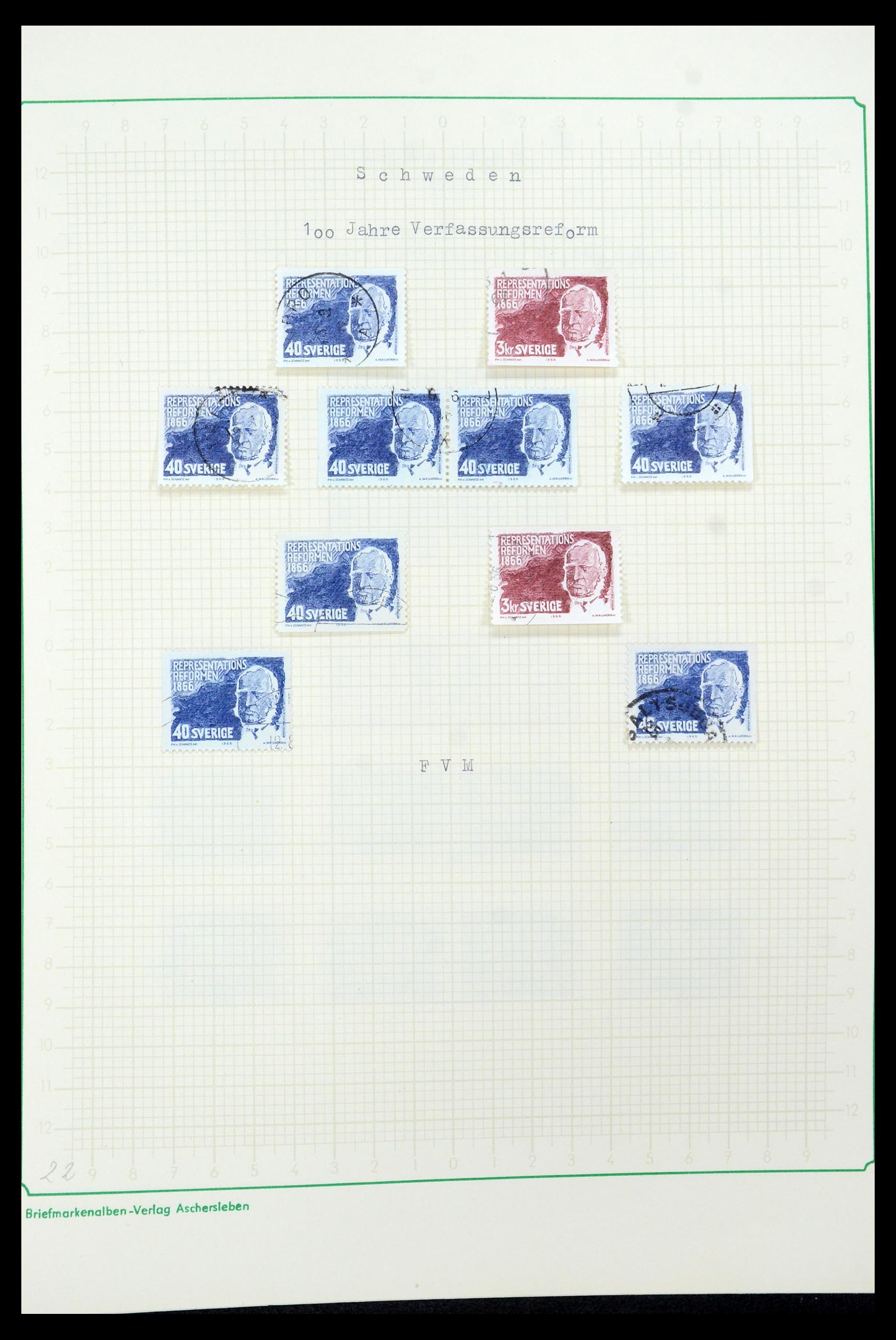 35687 087 - Postzegelverzameling 35687 Zweden 1855-2013.