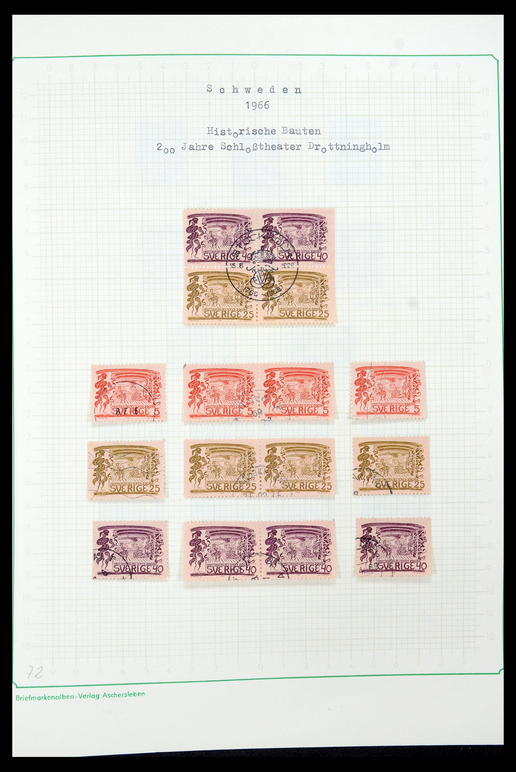 35687 088 - Postzegelverzameling 35687 Zweden 1855-2013.