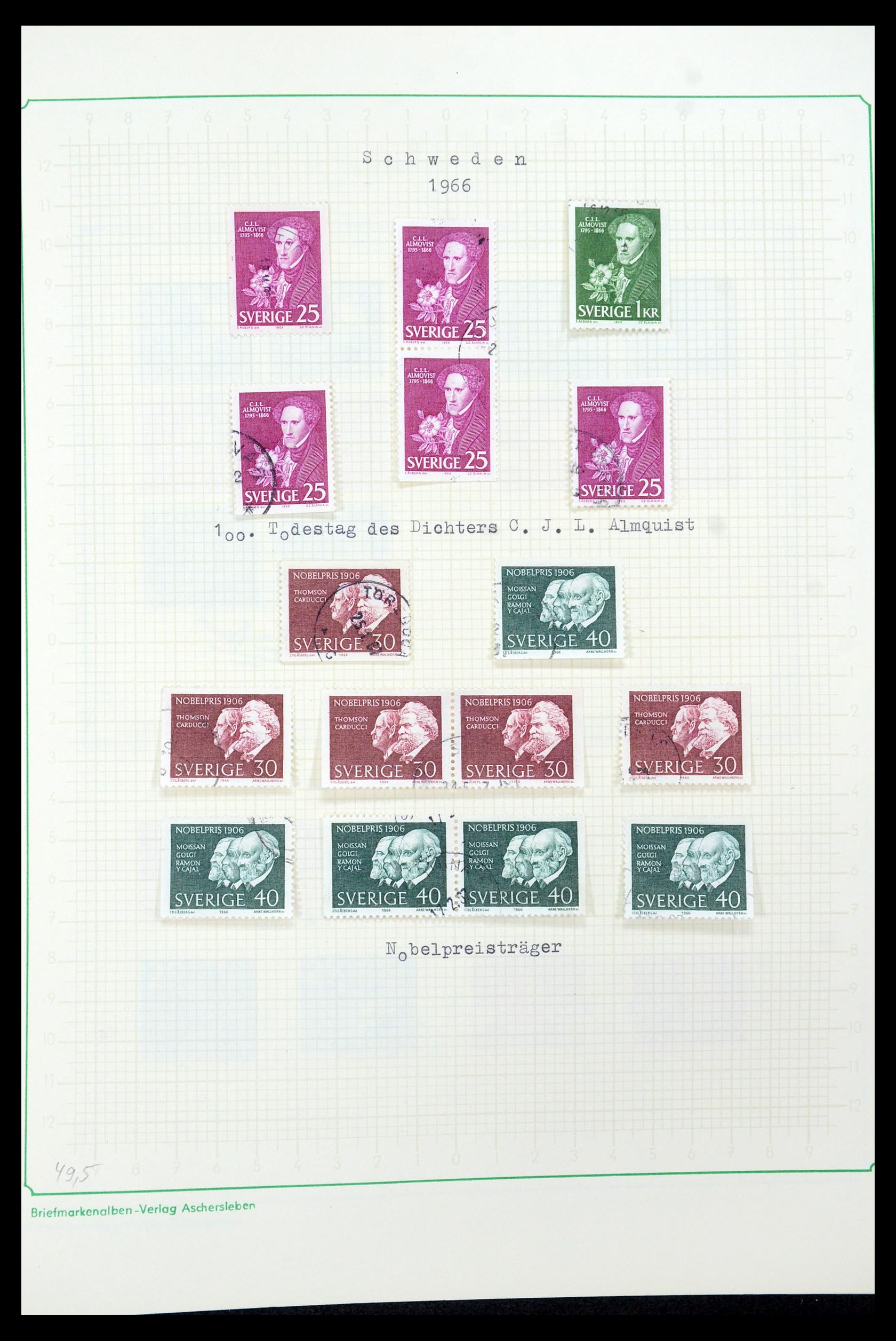 35687 089 - Postzegelverzameling 35687 Zweden 1855-2013.