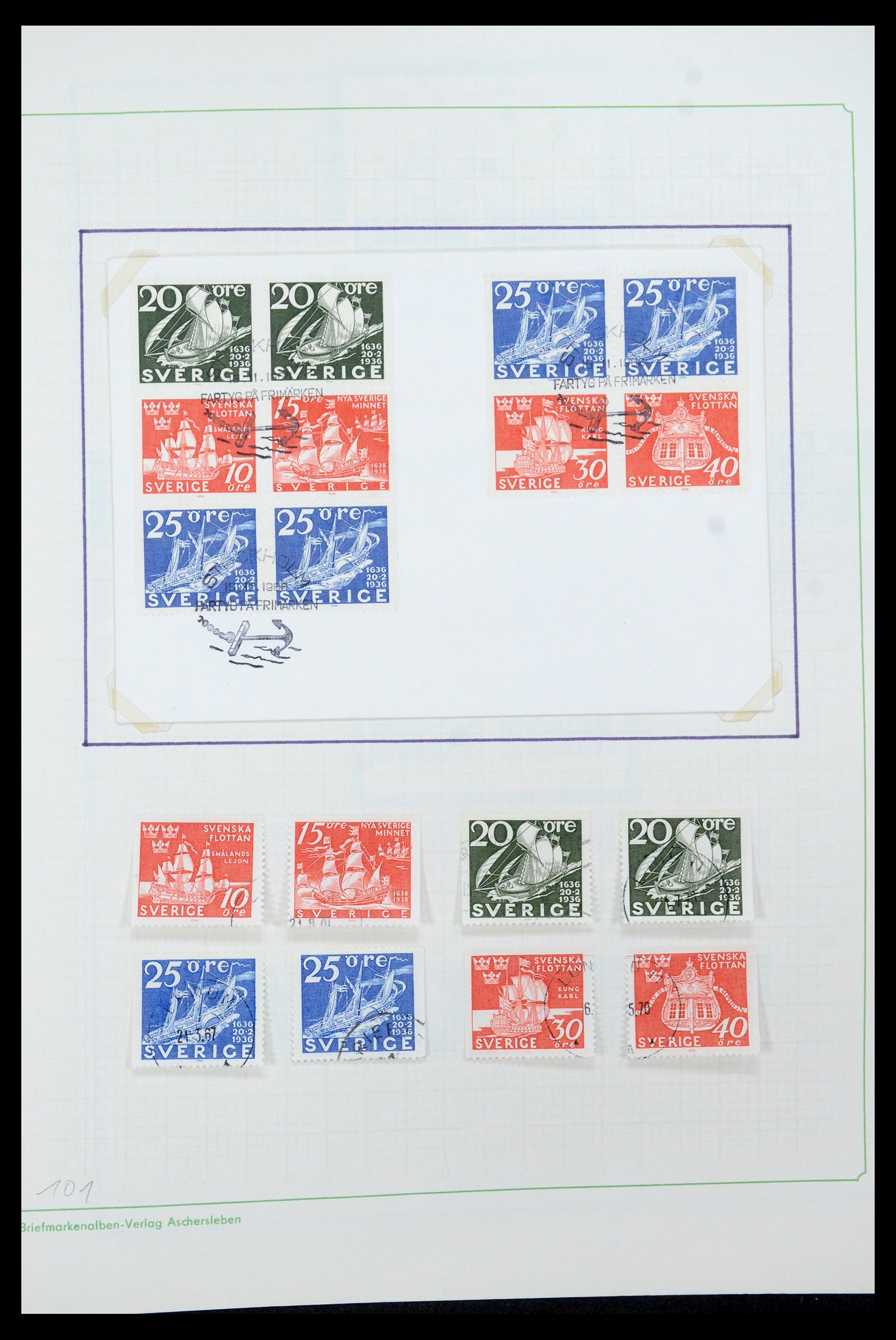 35687 090 - Postzegelverzameling 35687 Zweden 1855-2013.