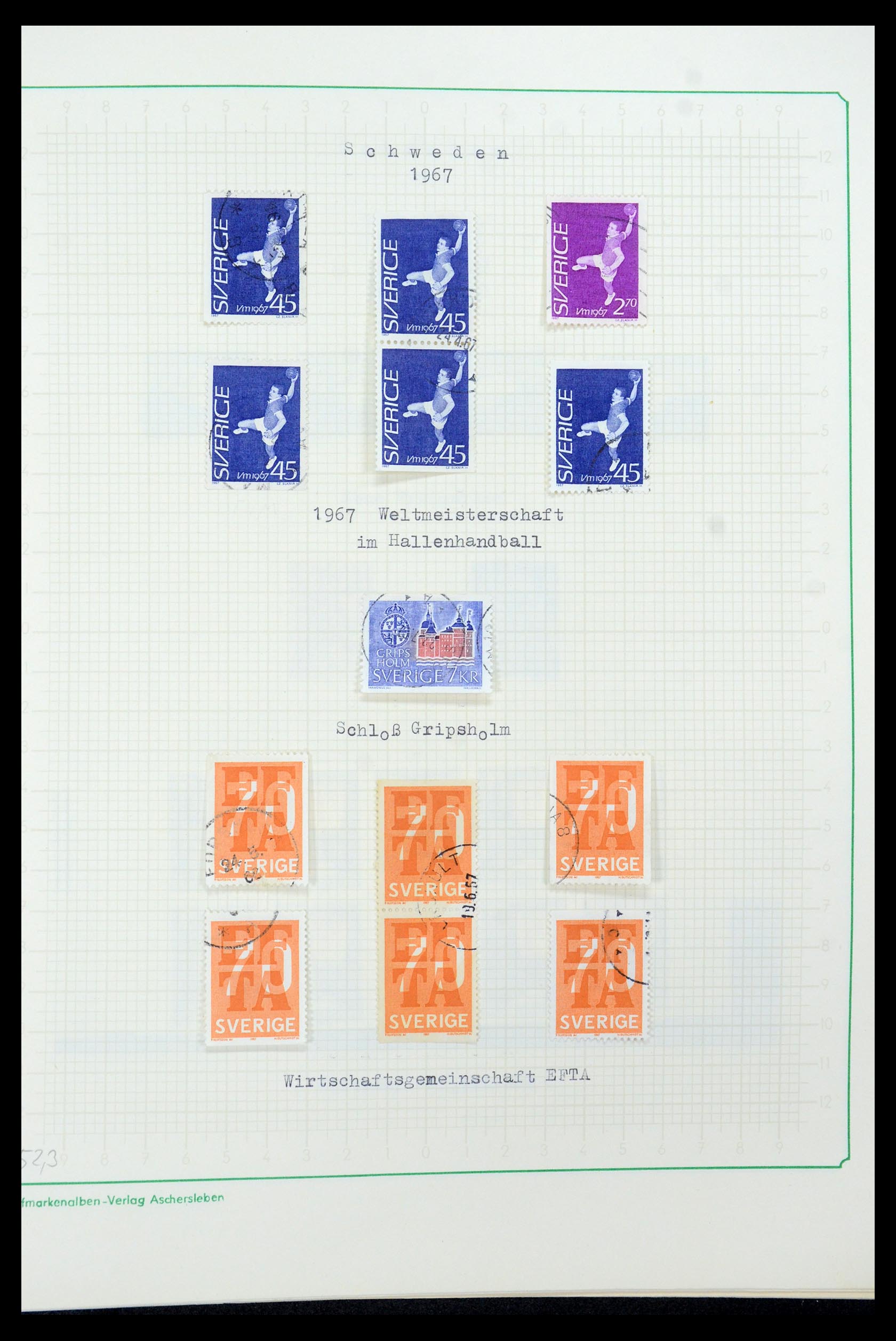 35687 092 - Postzegelverzameling 35687 Zweden 1855-2013.