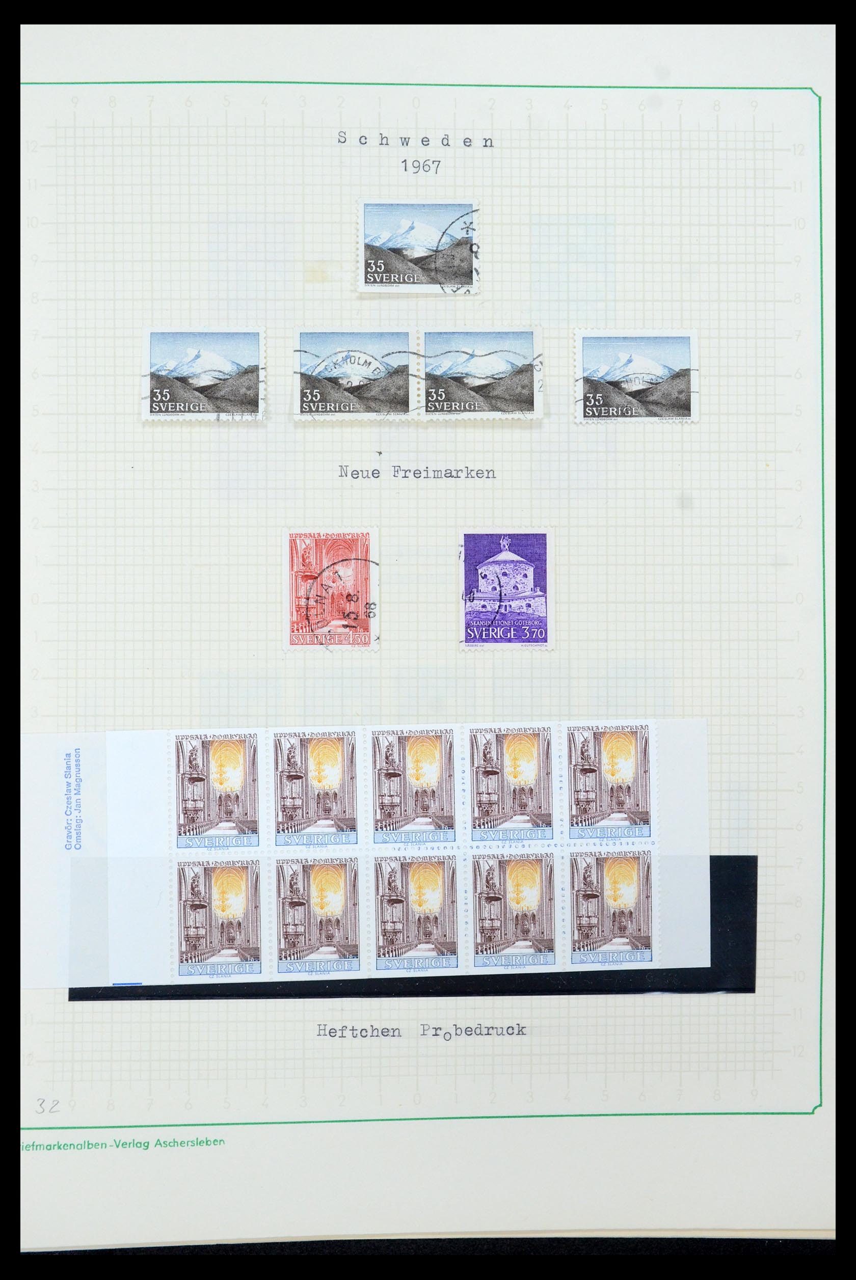 35687 093 - Postzegelverzameling 35687 Zweden 1855-2013.