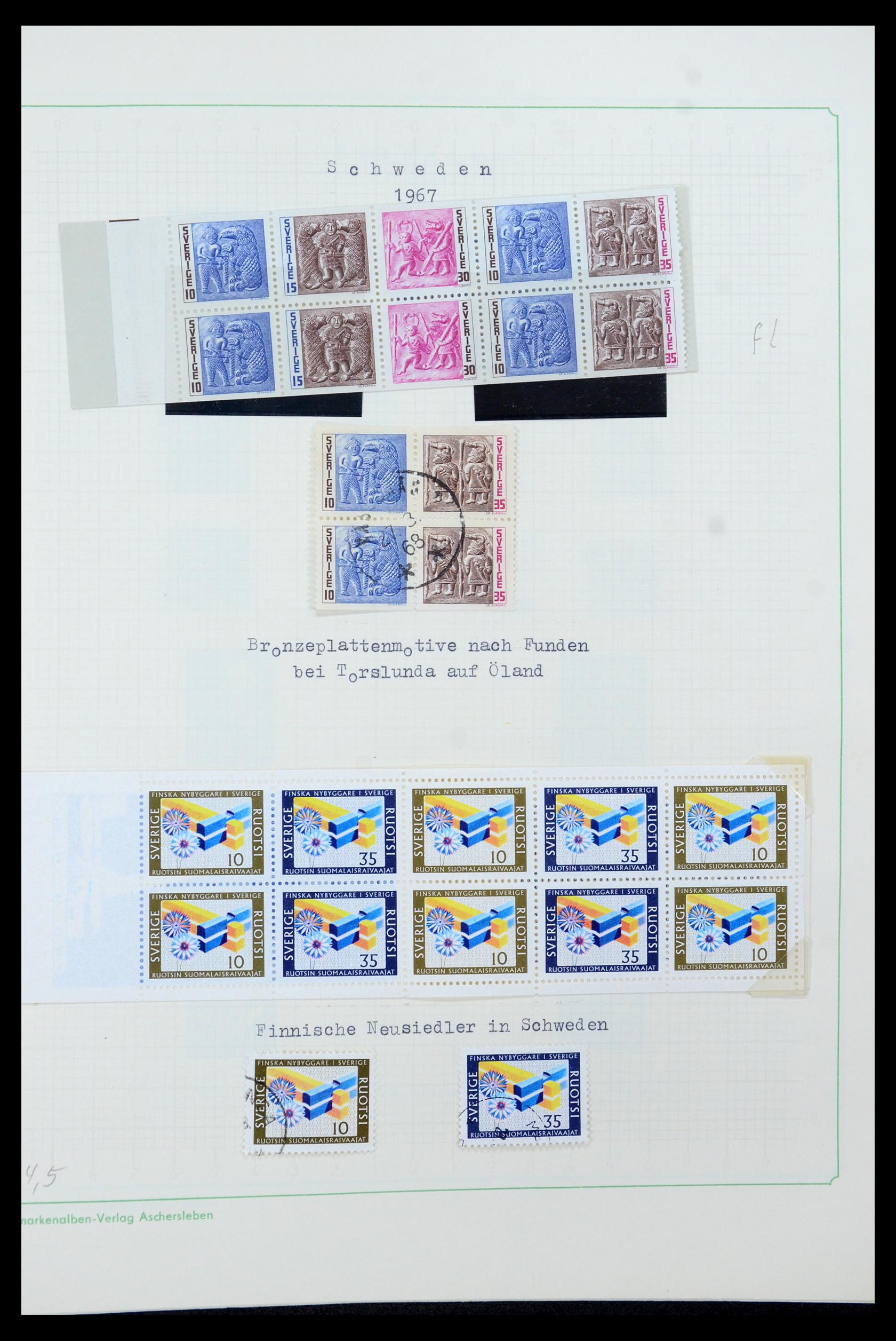 35687 097 - Postzegelverzameling 35687 Zweden 1855-2013.