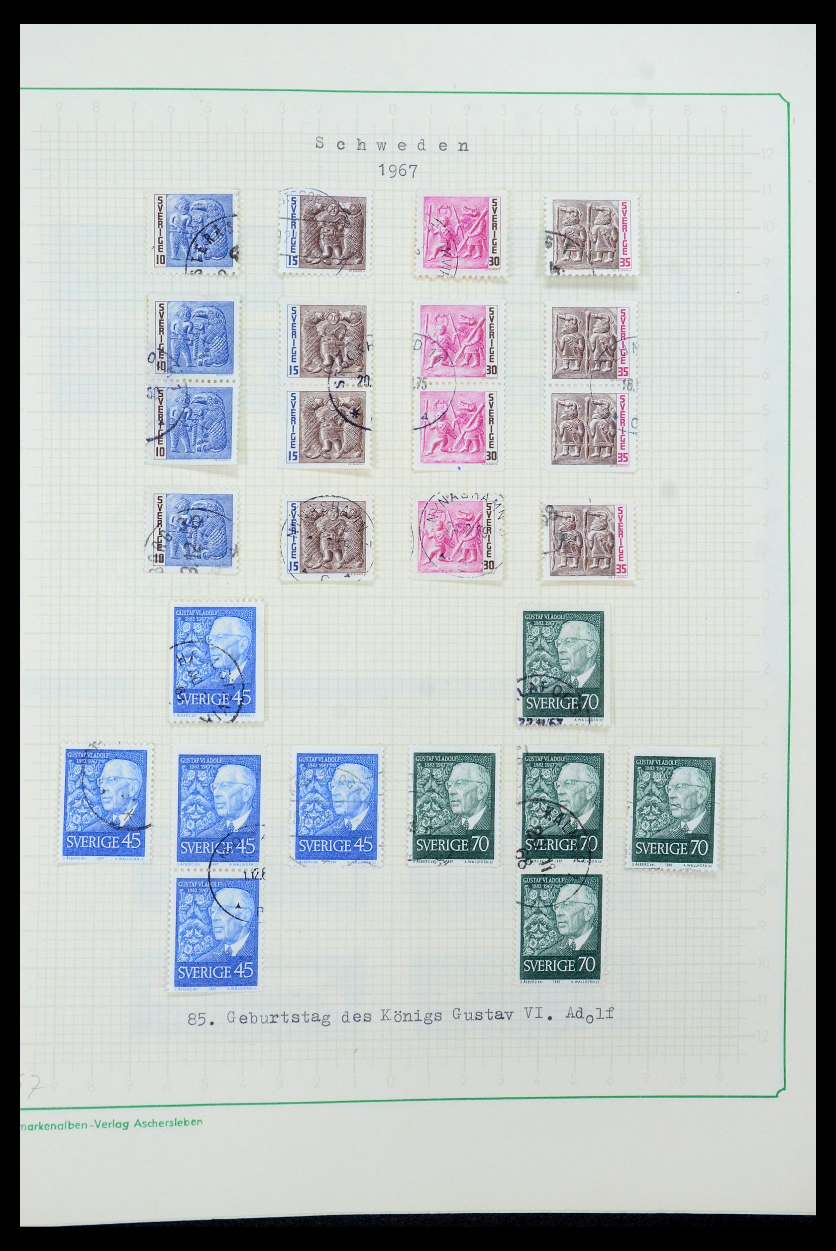 35687 098 - Postzegelverzameling 35687 Zweden 1855-2013.