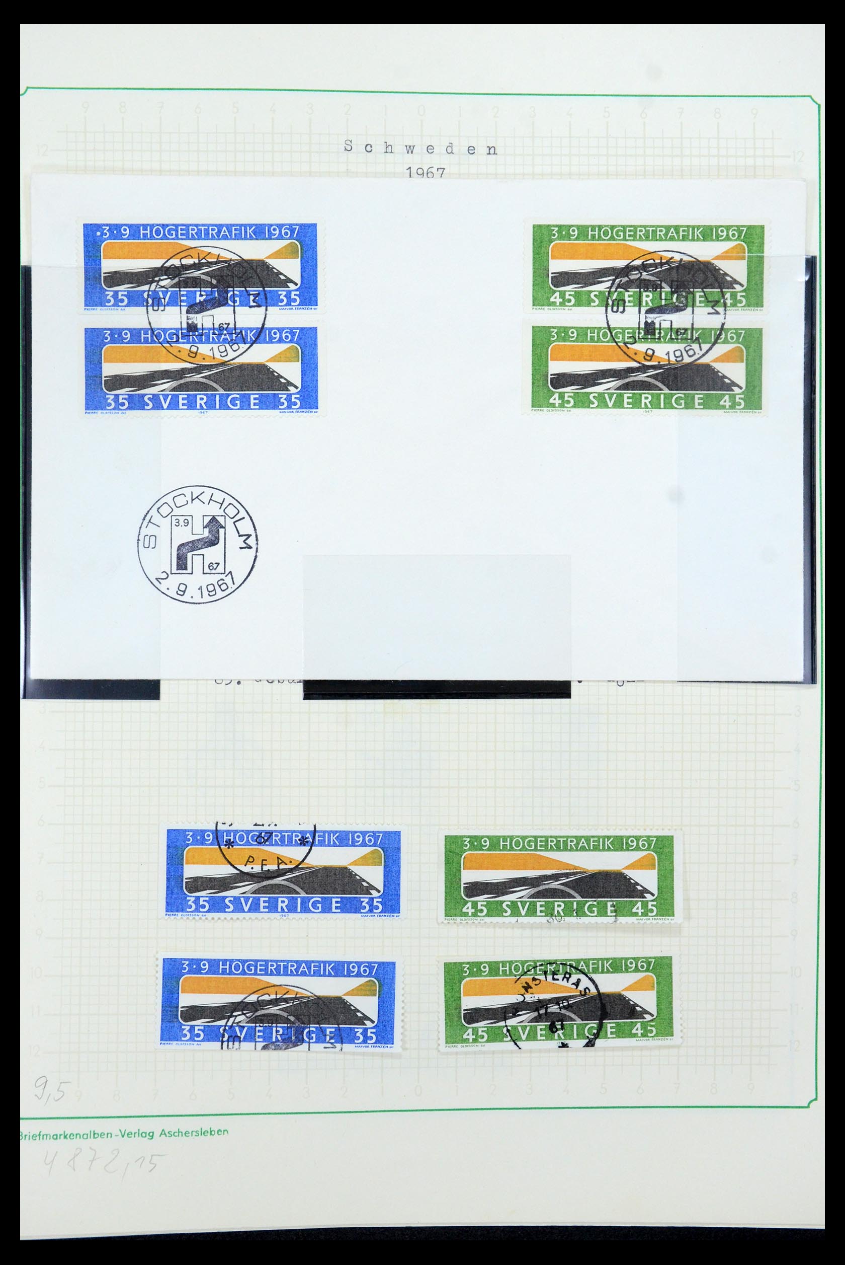 35687 099 - Postzegelverzameling 35687 Zweden 1855-2013.
