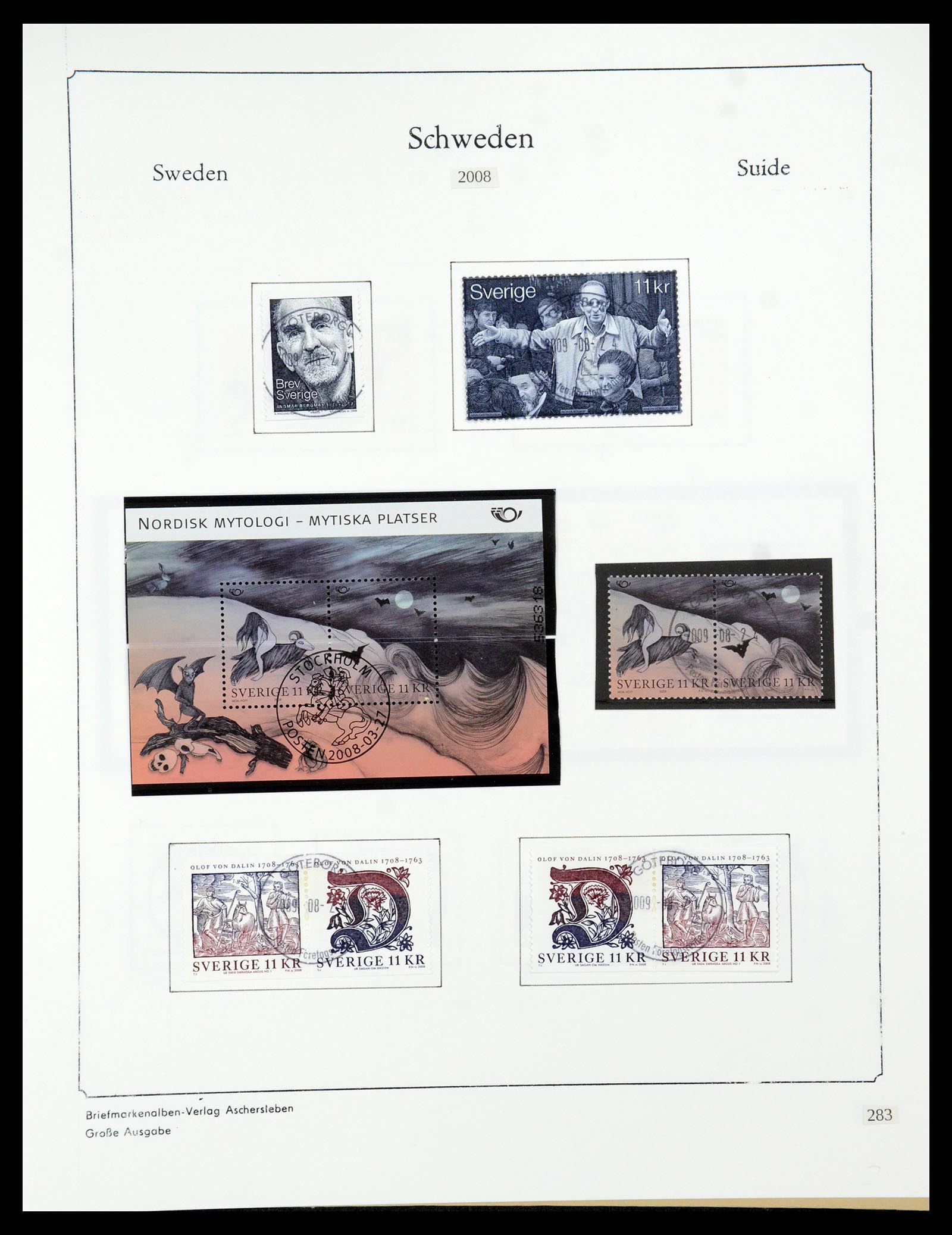 35687 523 - Postzegelverzameling 35687 Zweden 1855-2013.