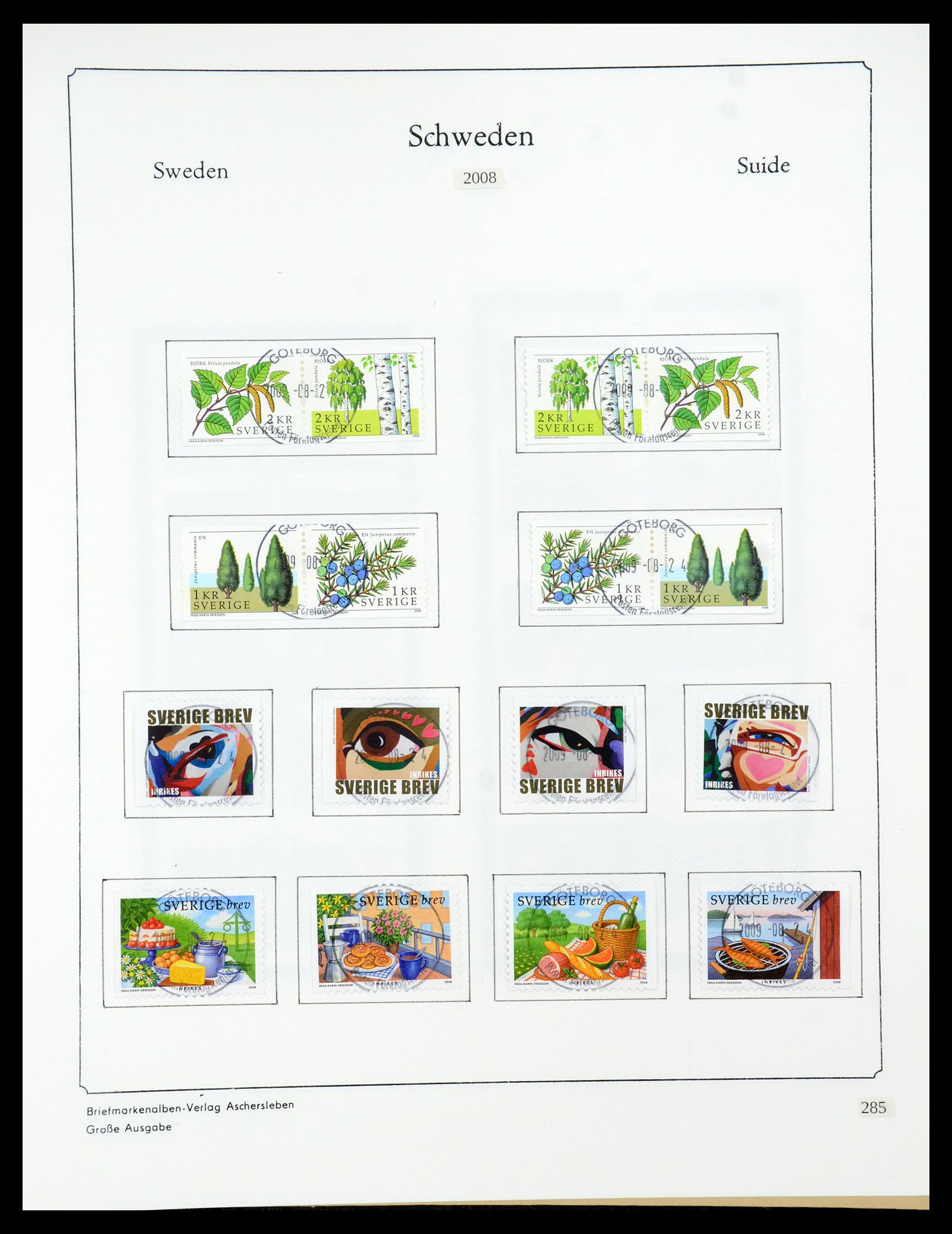 35687 525 - Postzegelverzameling 35687 Zweden 1855-2013.
