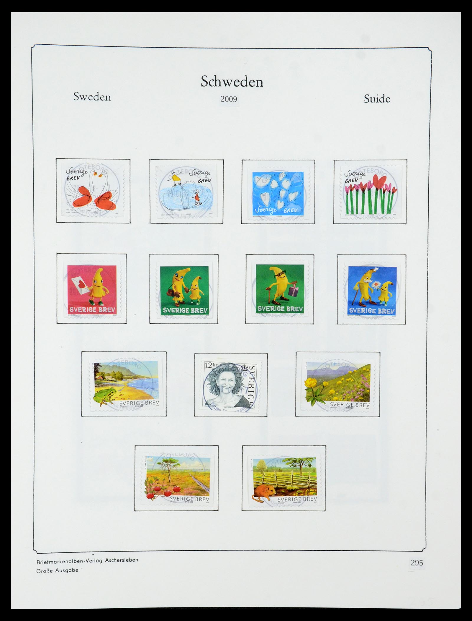 35687 535 - Postzegelverzameling 35687 Zweden 1855-2013.