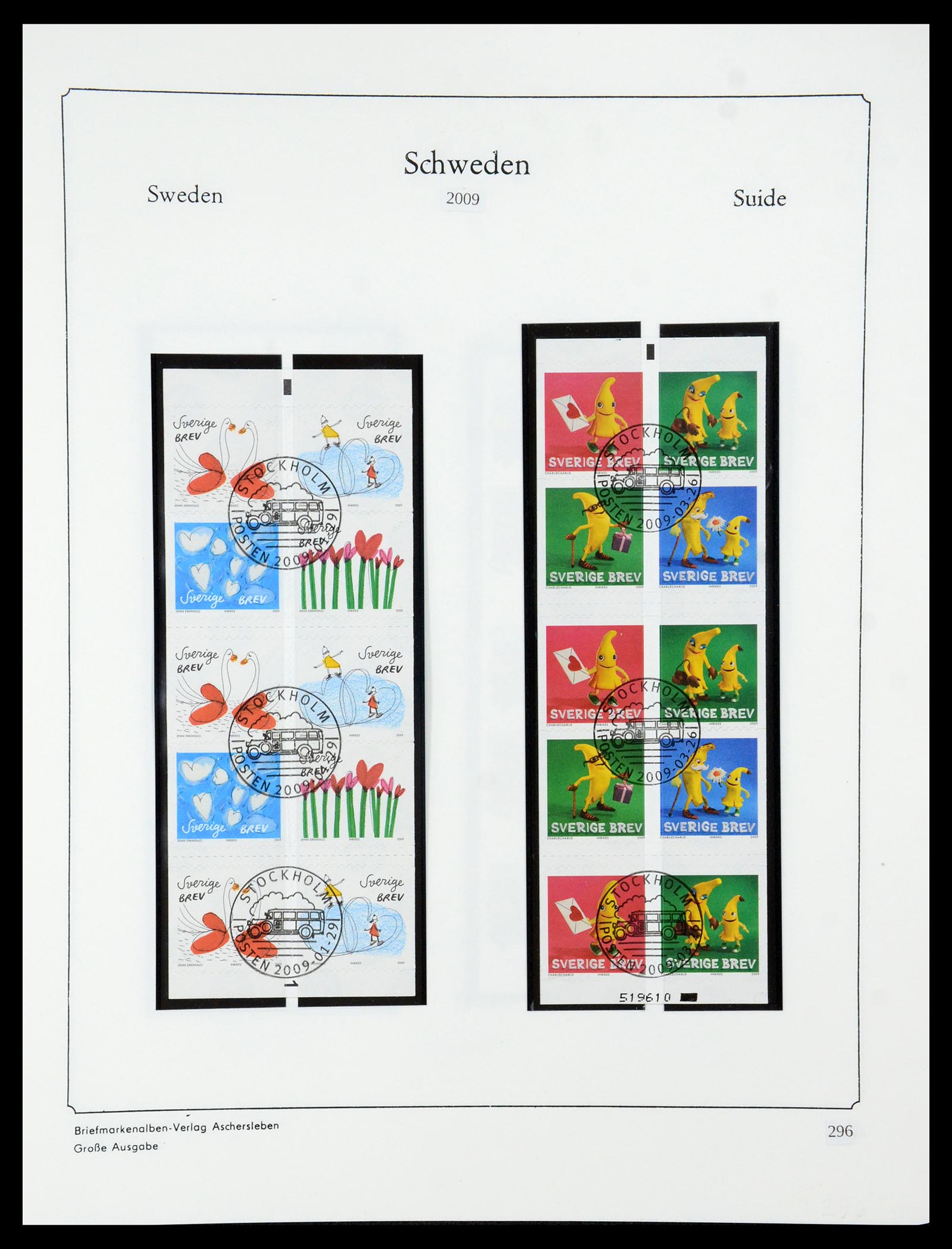 35687 536 - Postzegelverzameling 35687 Zweden 1855-2013.