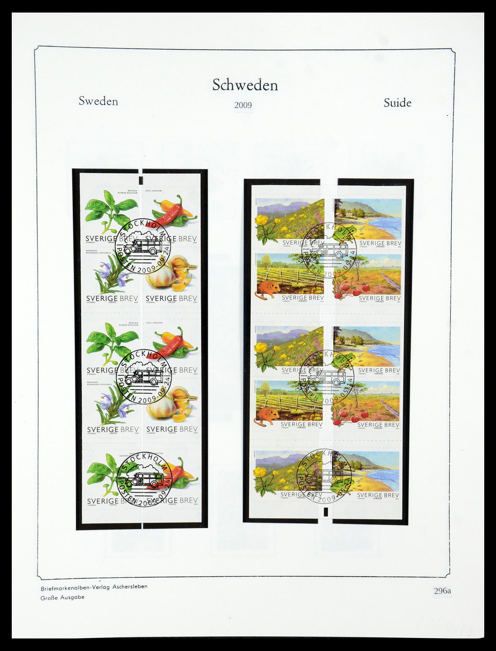 35687 537 - Postzegelverzameling 35687 Zweden 1855-2013.