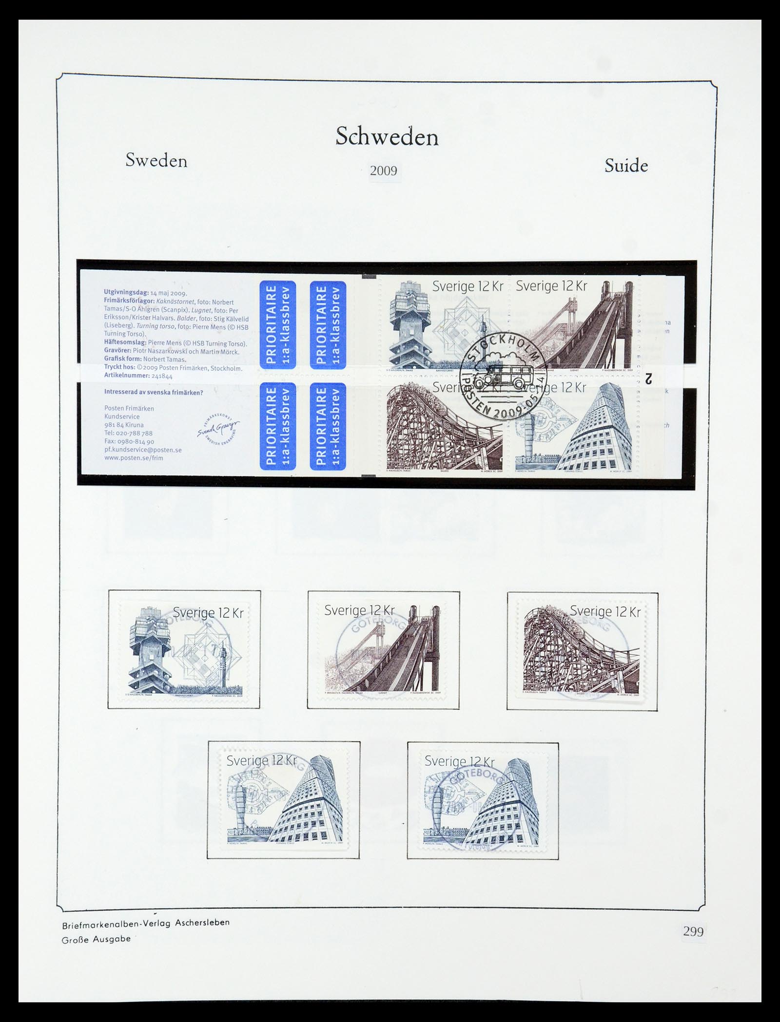 35687 540 - Postzegelverzameling 35687 Zweden 1855-2013.