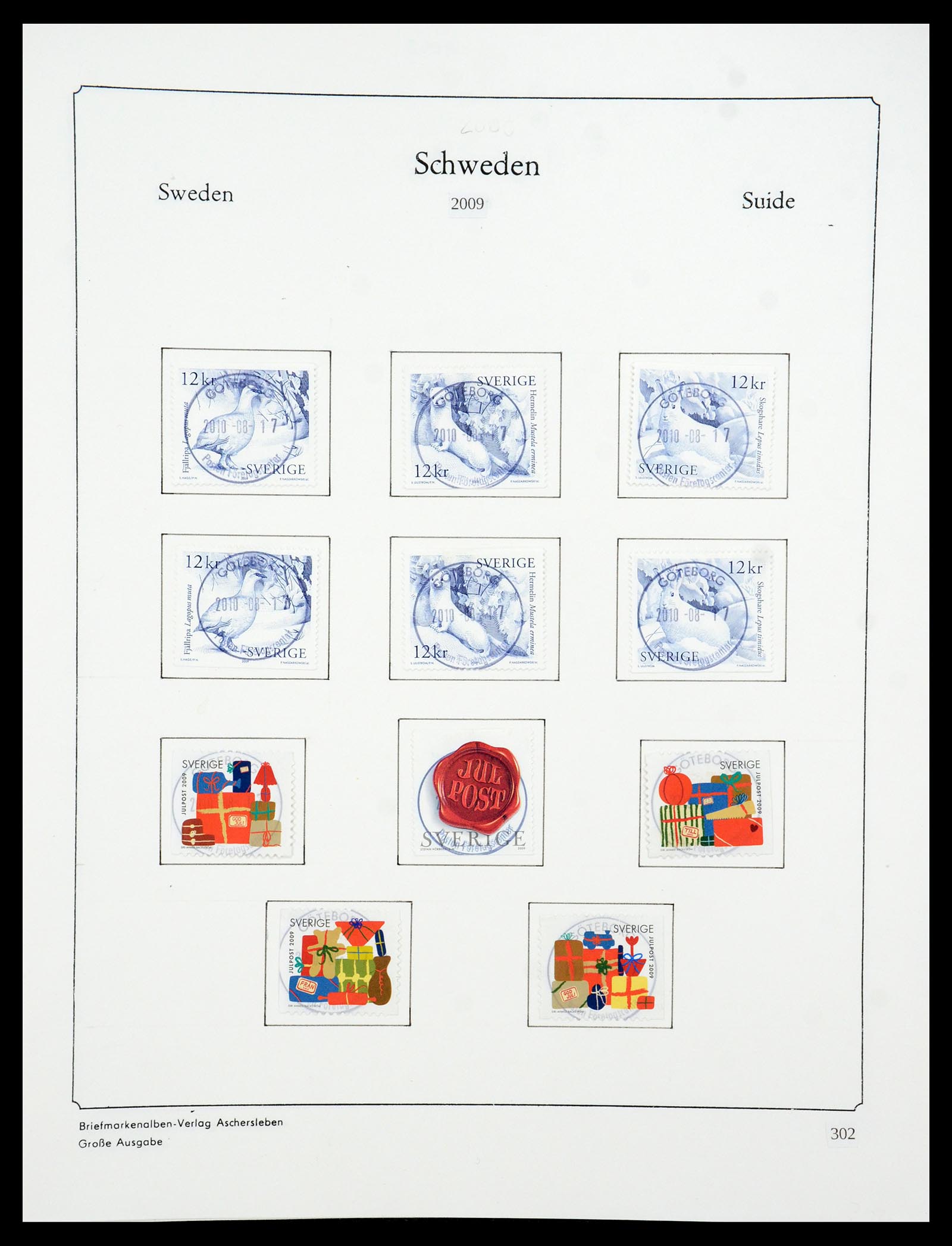 35687 543 - Postzegelverzameling 35687 Zweden 1855-2013.