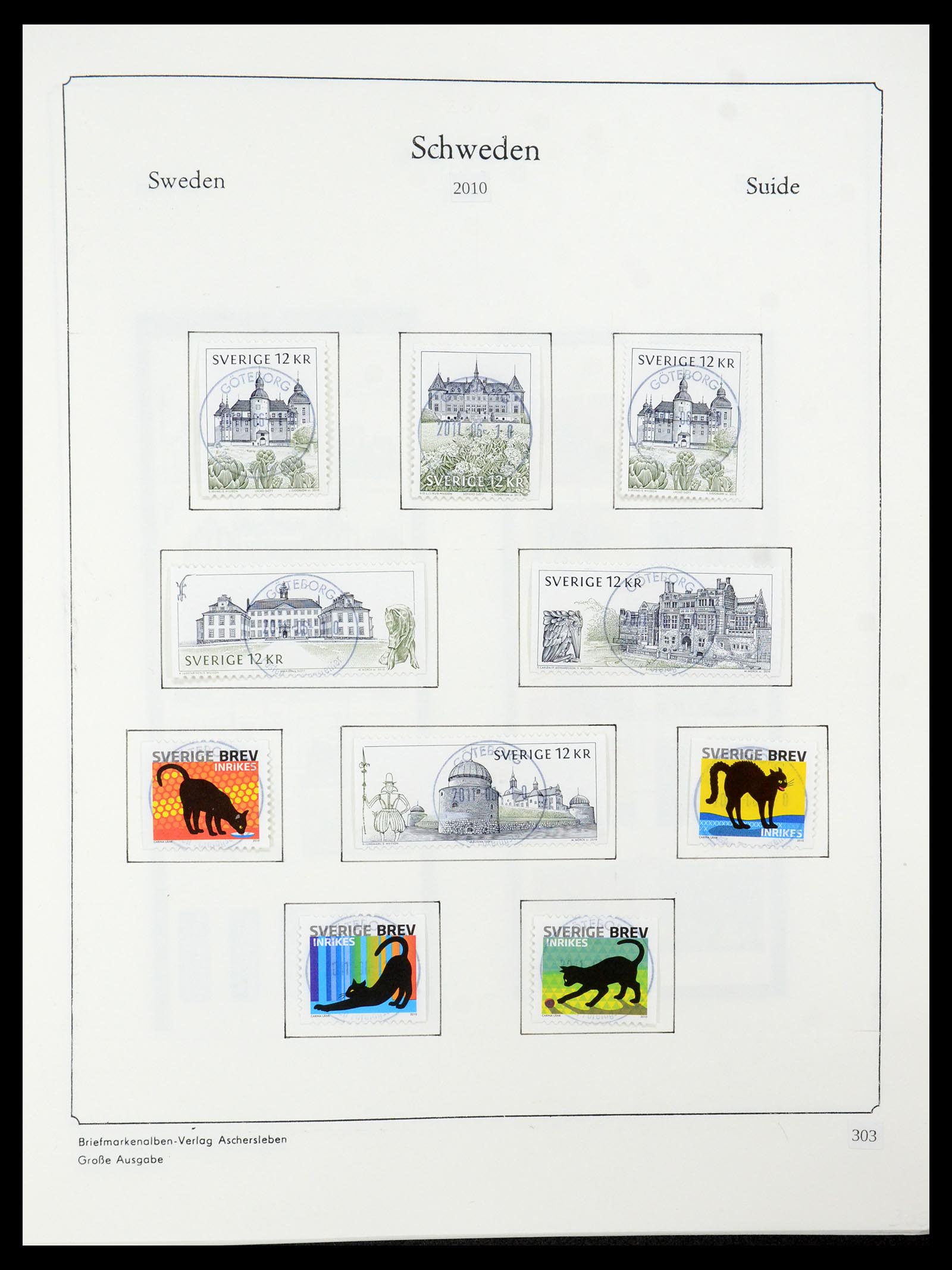 35687 545 - Postzegelverzameling 35687 Zweden 1855-2013.