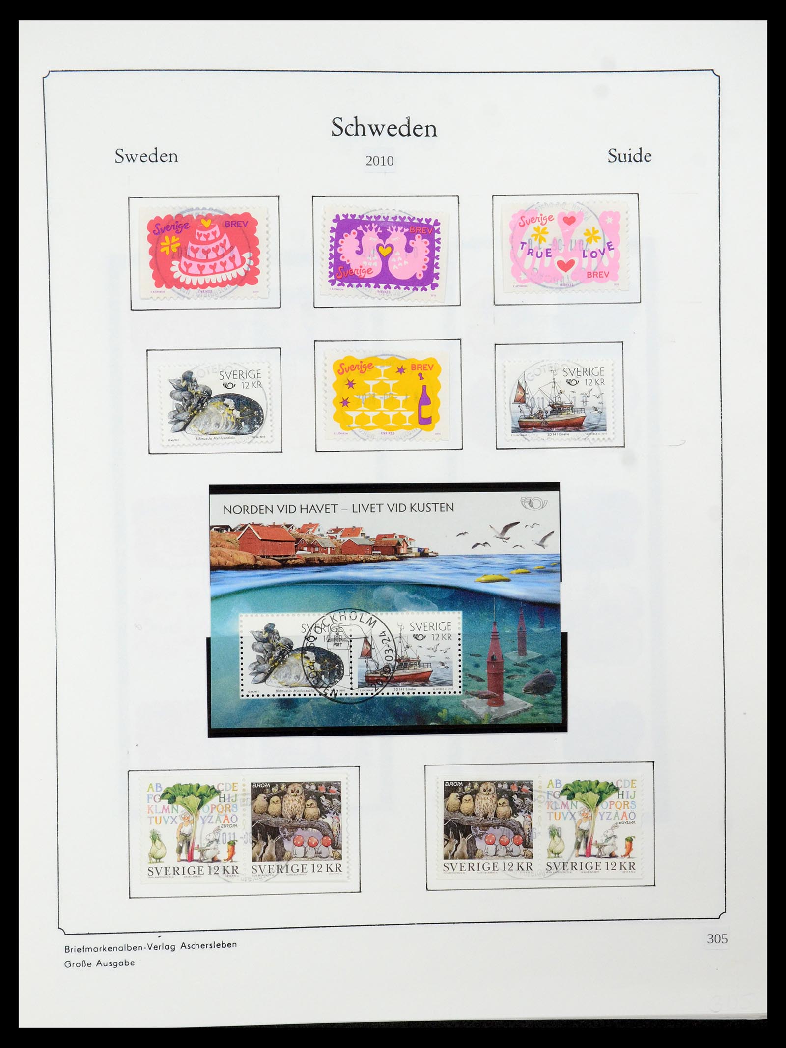 35687 547 - Postzegelverzameling 35687 Zweden 1855-2013.