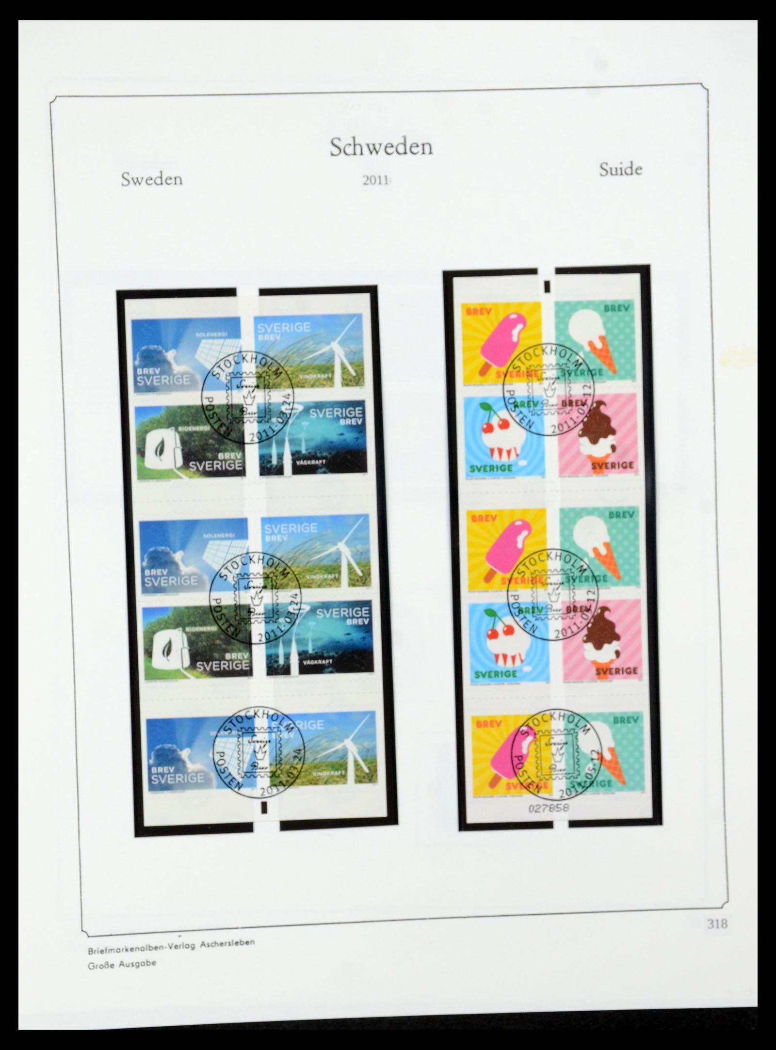 35687 560 - Postzegelverzameling 35687 Zweden 1855-2013.