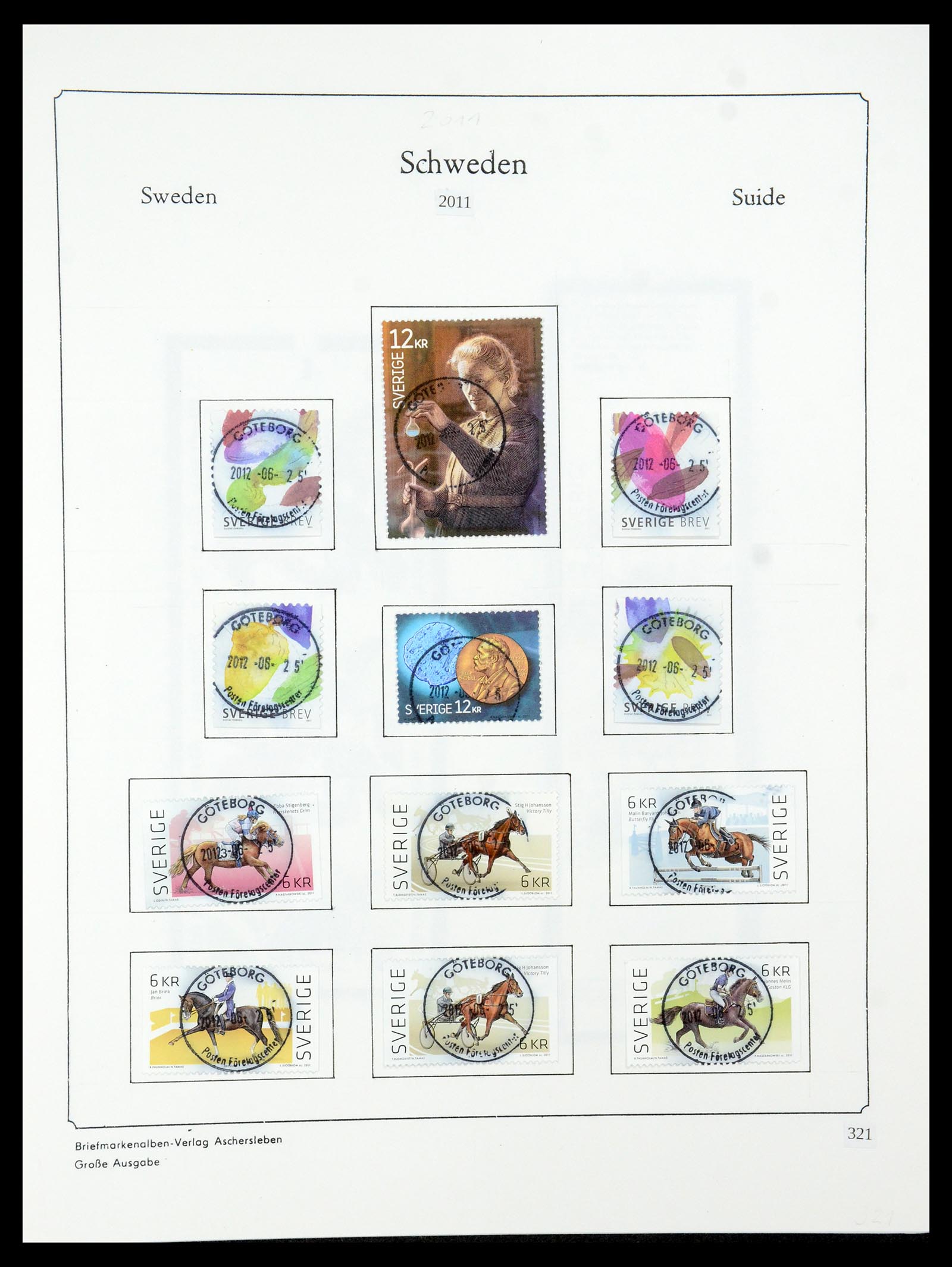 35687 563 - Postzegelverzameling 35687 Zweden 1855-2013.