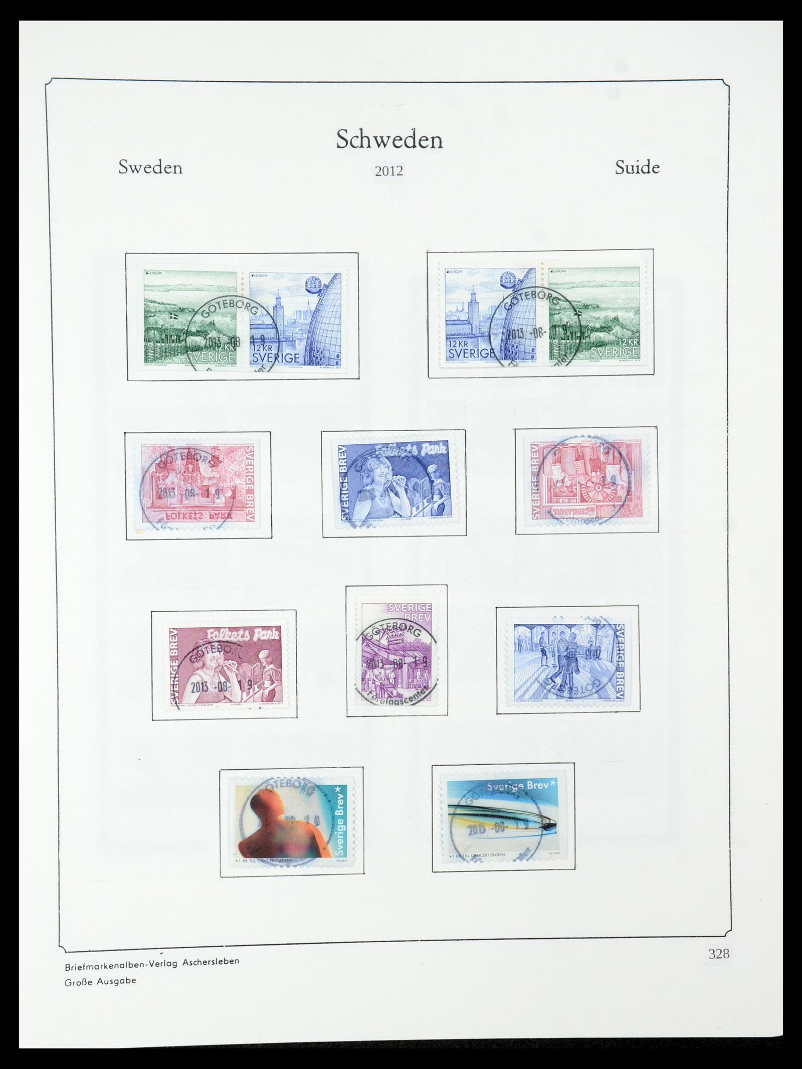 35687 570 - Stamp Collection 35687 Sweden 1855-2013.