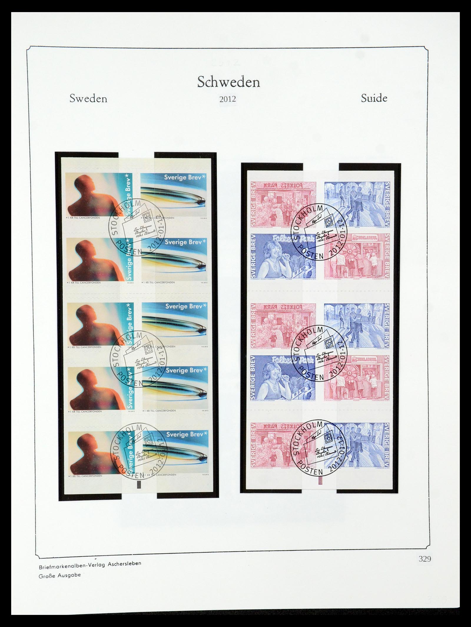 35687 571 - Postzegelverzameling 35687 Zweden 1855-2013.