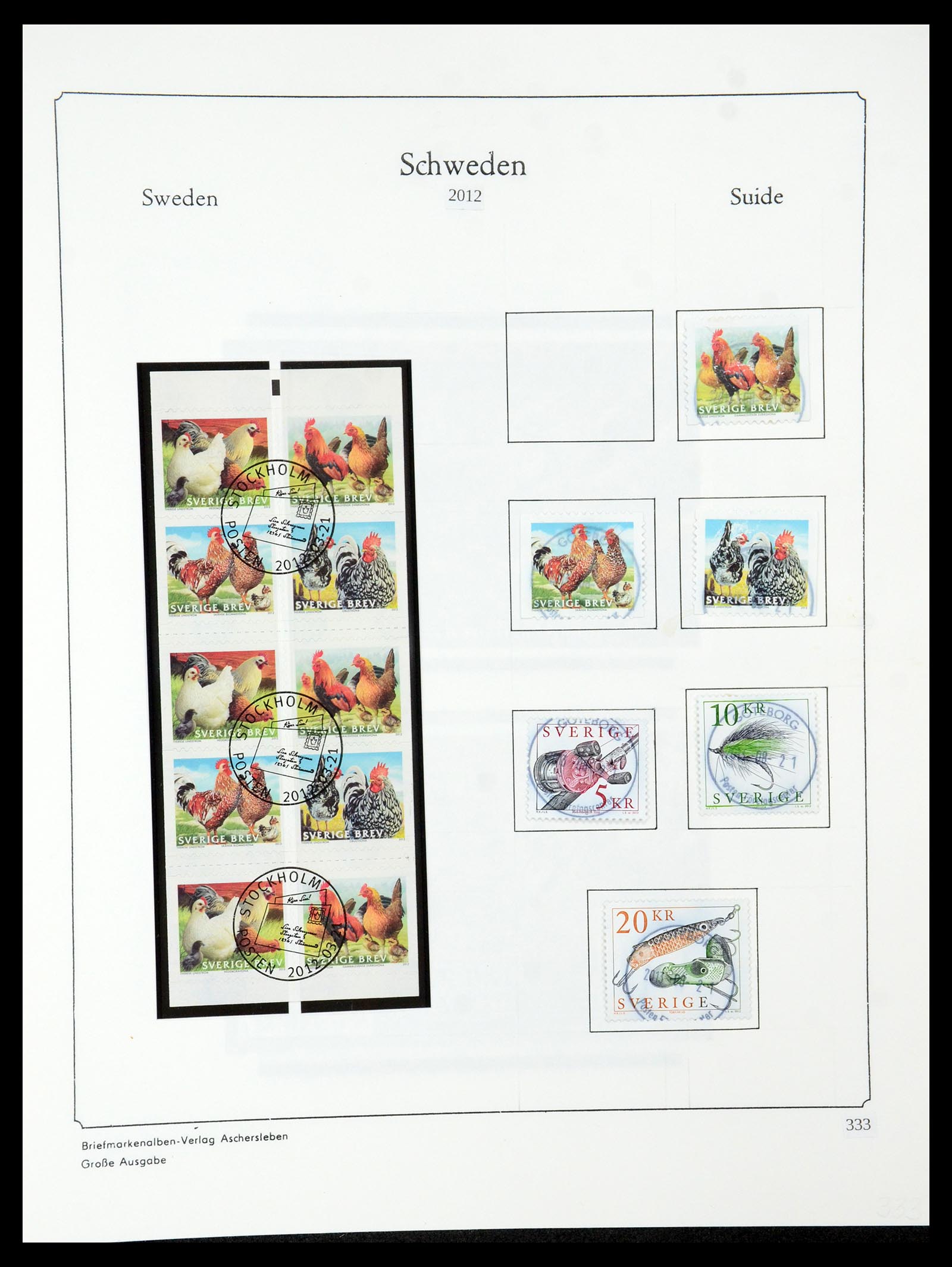 35687 575 - Postzegelverzameling 35687 Zweden 1855-2013.