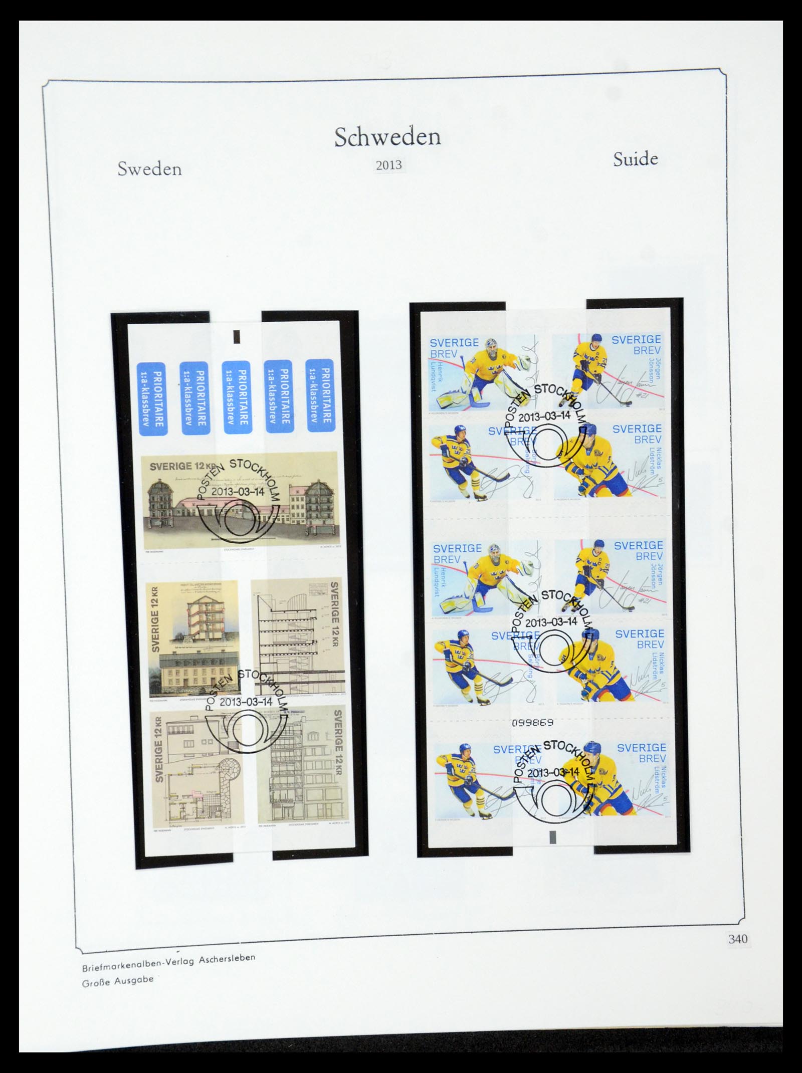 35687 581 - Postzegelverzameling 35687 Zweden 1855-2013.
