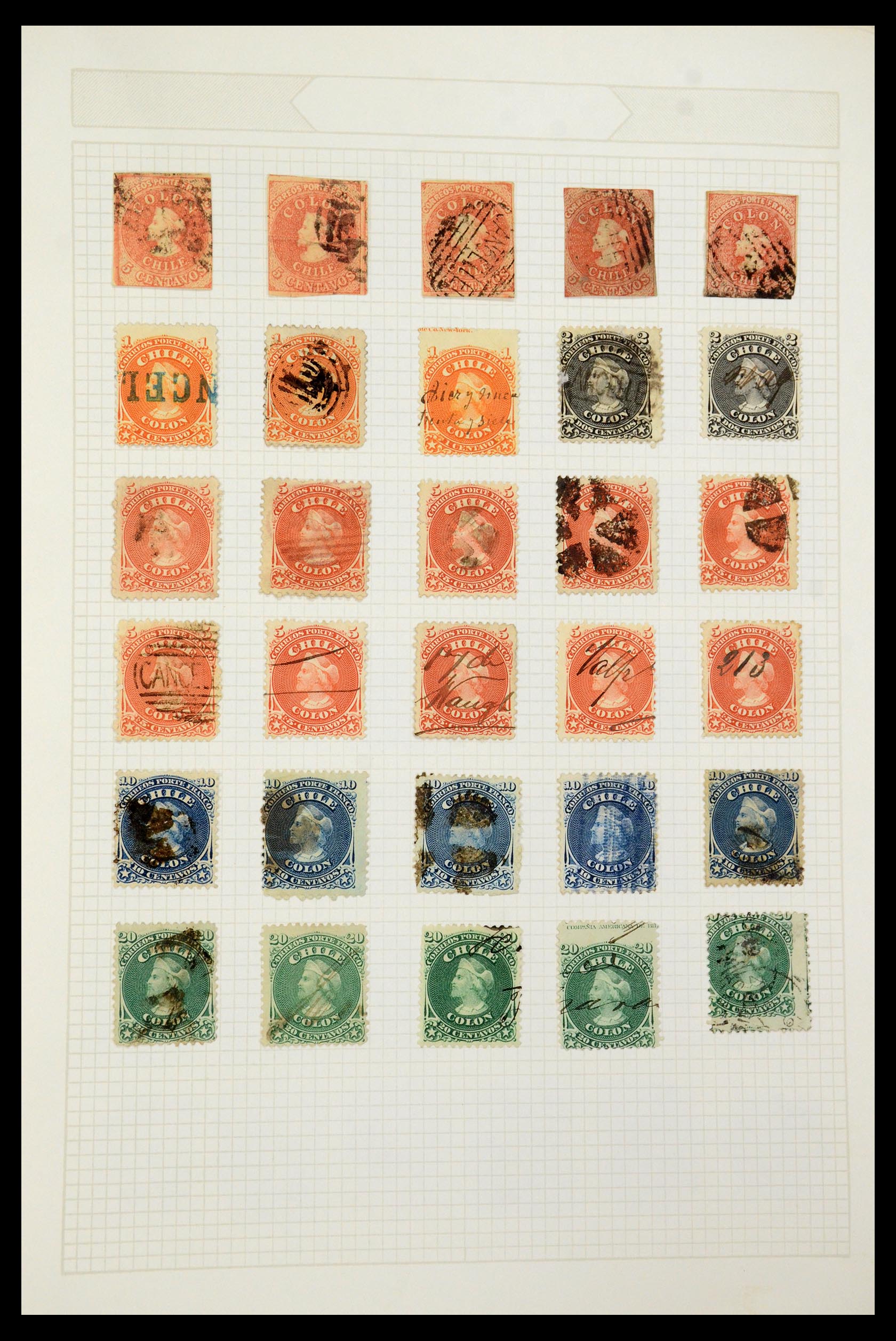 35688 003 - Postzegelverzameling 35688 Latijns Amerika 1860-1980.