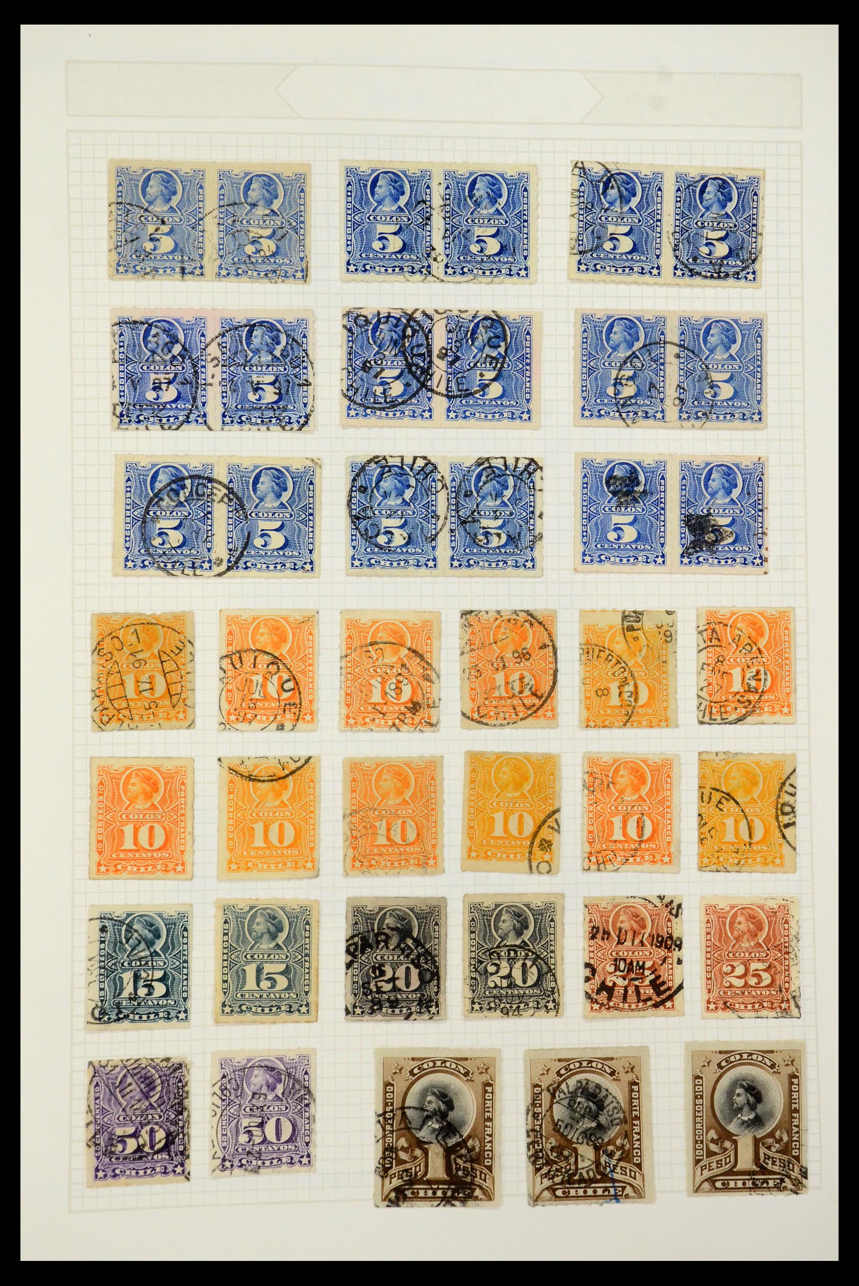35688 007 - Postzegelverzameling 35688 Latijns Amerika 1860-1980.