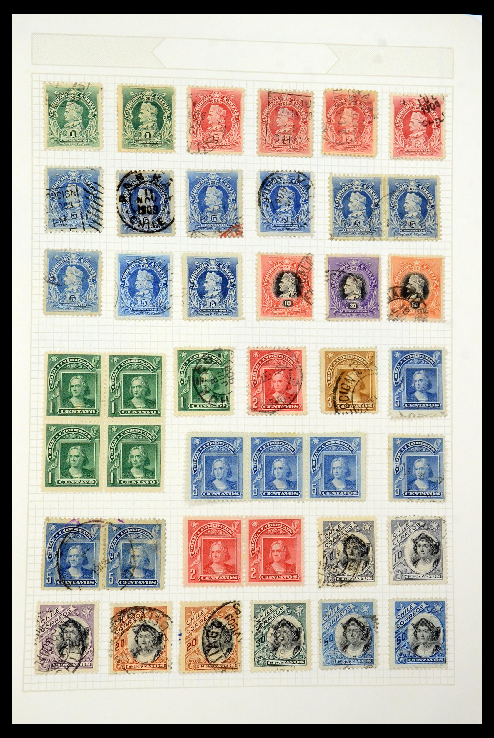 35688 012 - Postzegelverzameling 35688 Latijns Amerika 1860-1980.