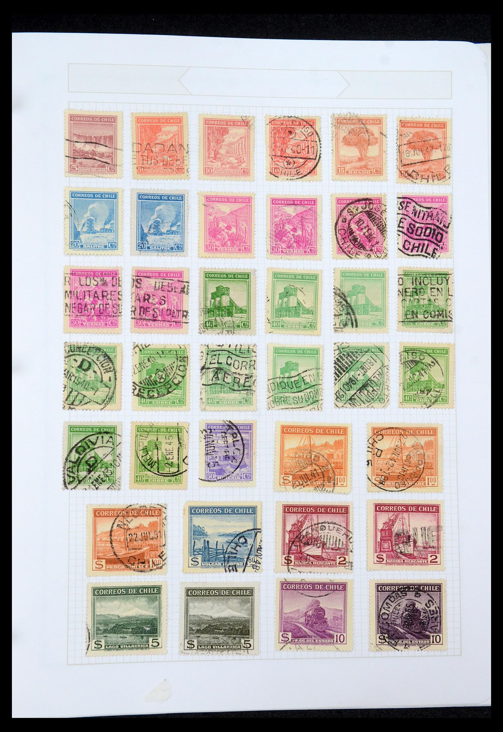 35688 027 - Postzegelverzameling 35688 Latijns Amerika 1860-1980.