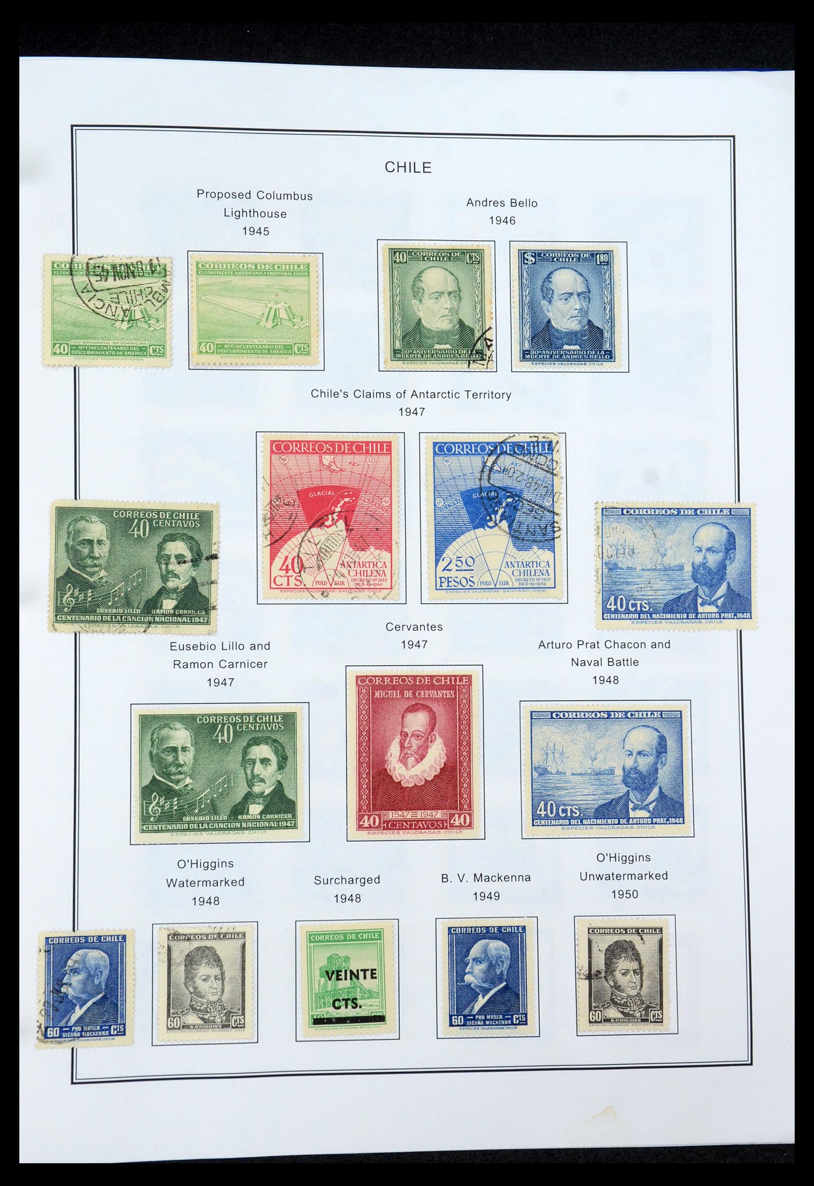 35688 029 - Postzegelverzameling 35688 Latijns Amerika 1860-1980.