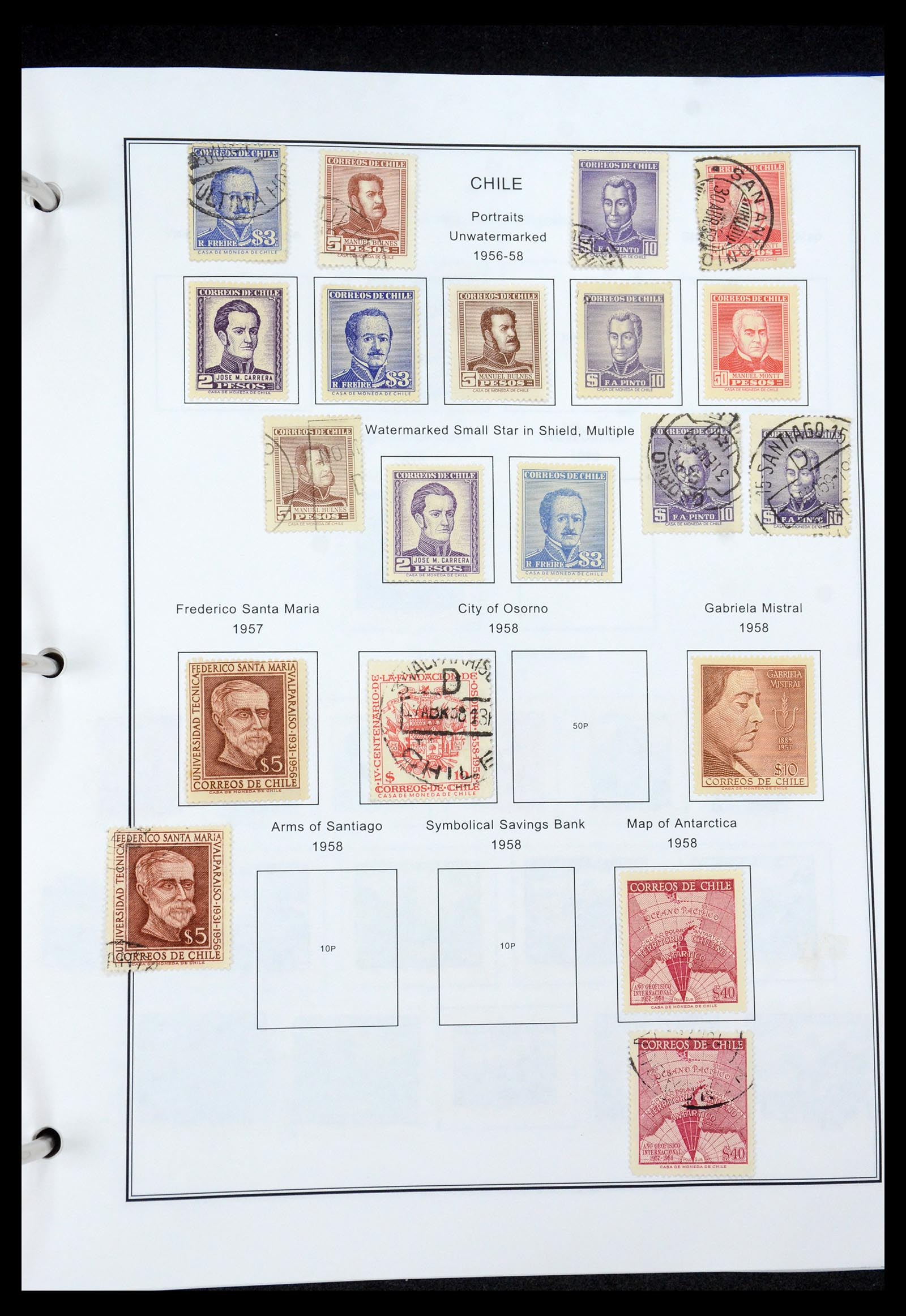 35688 034 - Postzegelverzameling 35688 Latijns Amerika 1860-1980.