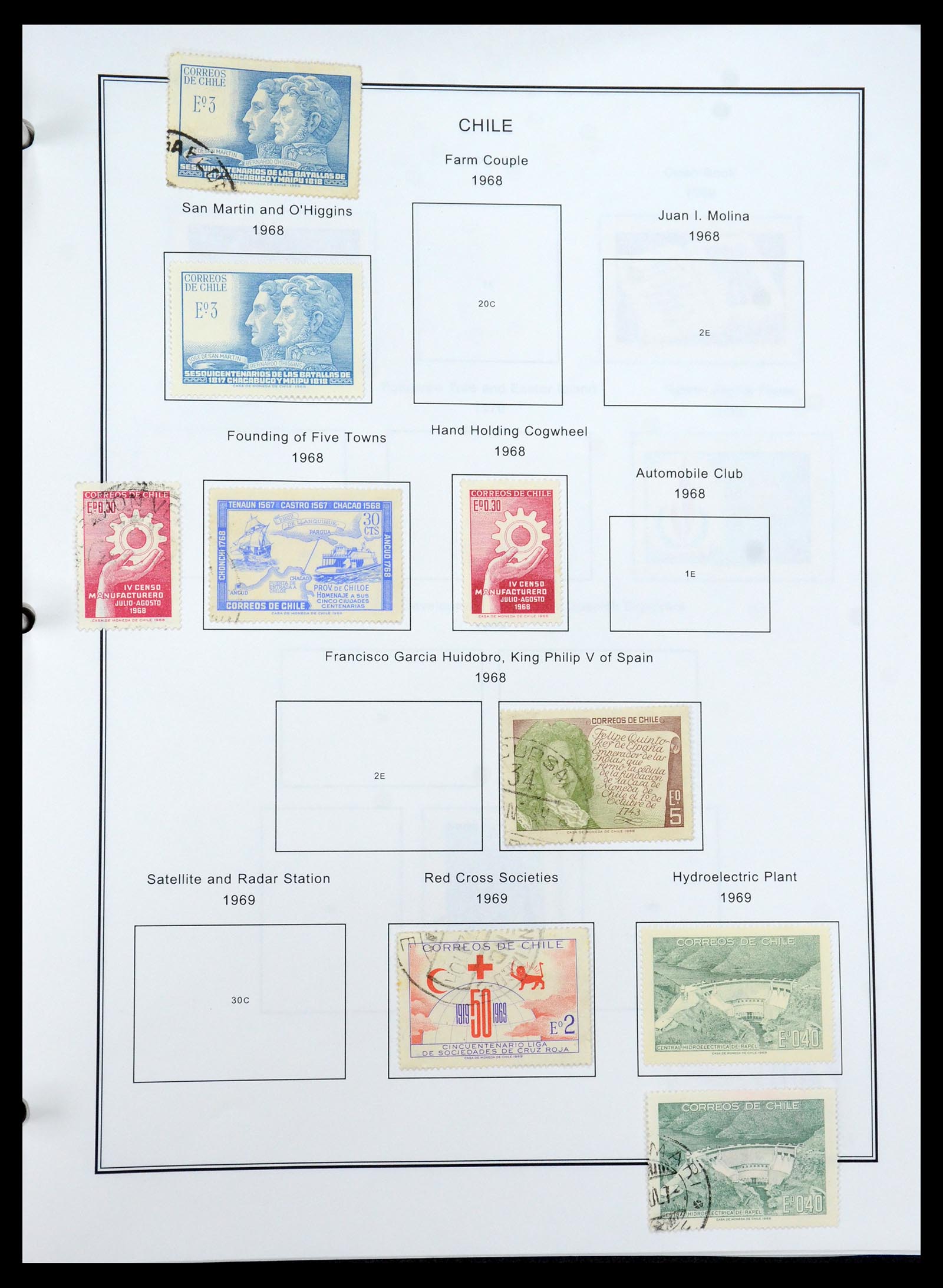 35688 040 - Postzegelverzameling 35688 Latijns Amerika 1860-1980.
