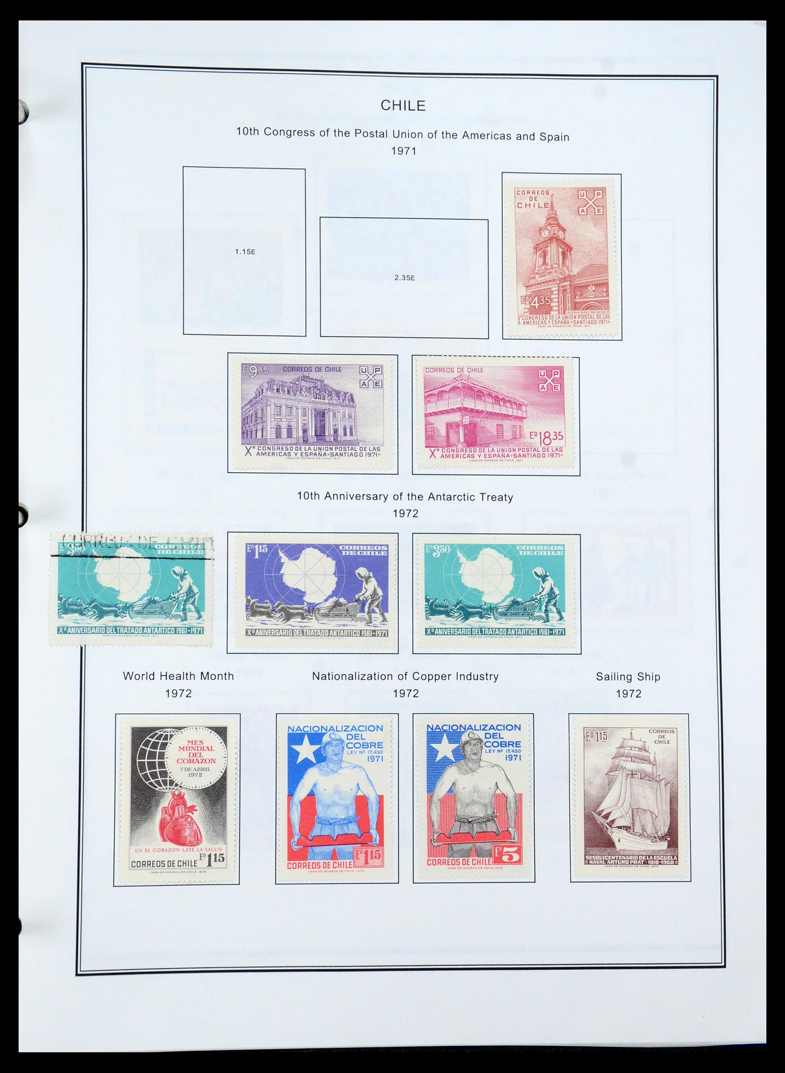 35688 044 - Postzegelverzameling 35688 Latijns Amerika 1860-1980.