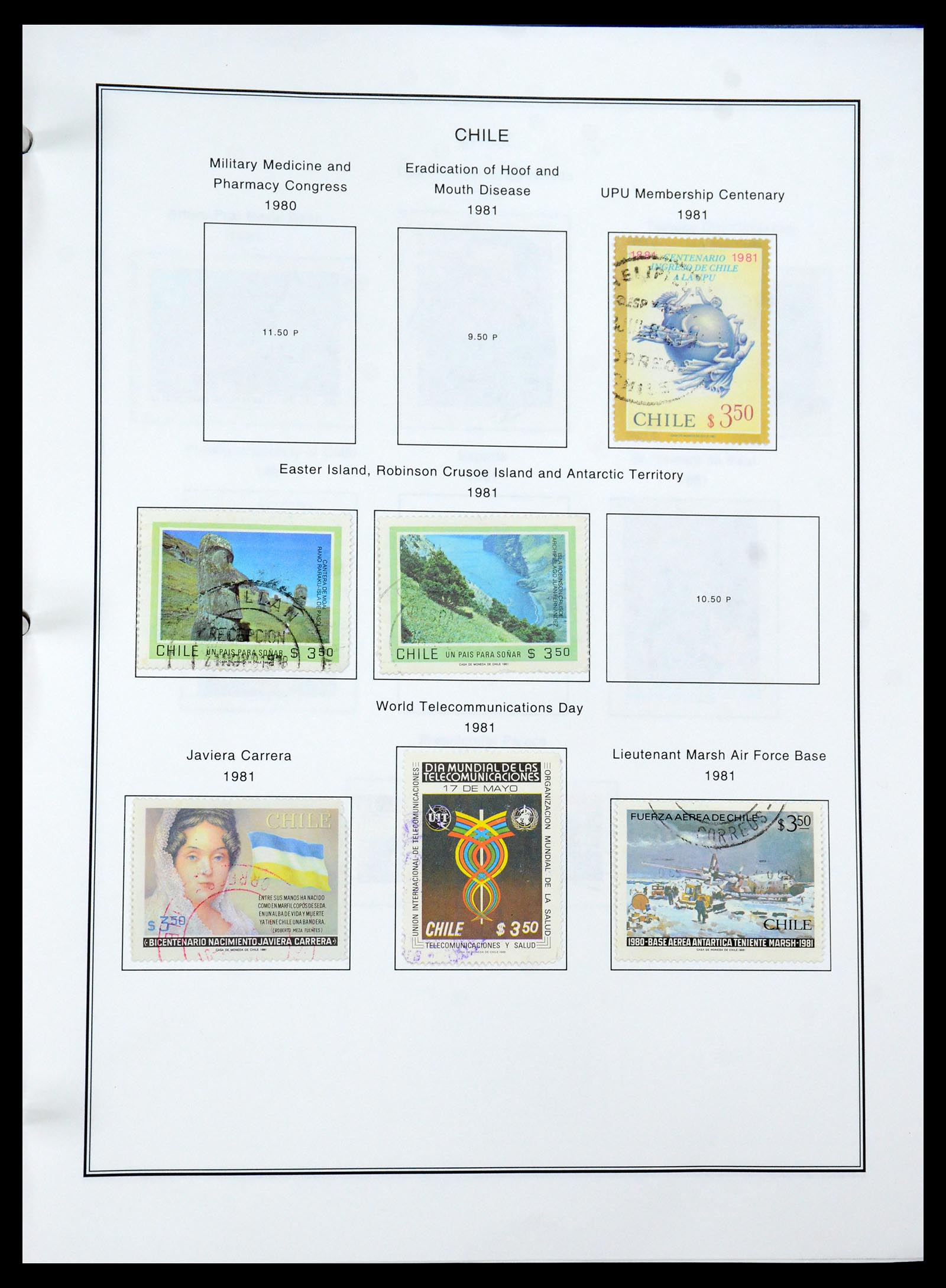 35688 057 - Postzegelverzameling 35688 Latijns Amerika 1860-1980.