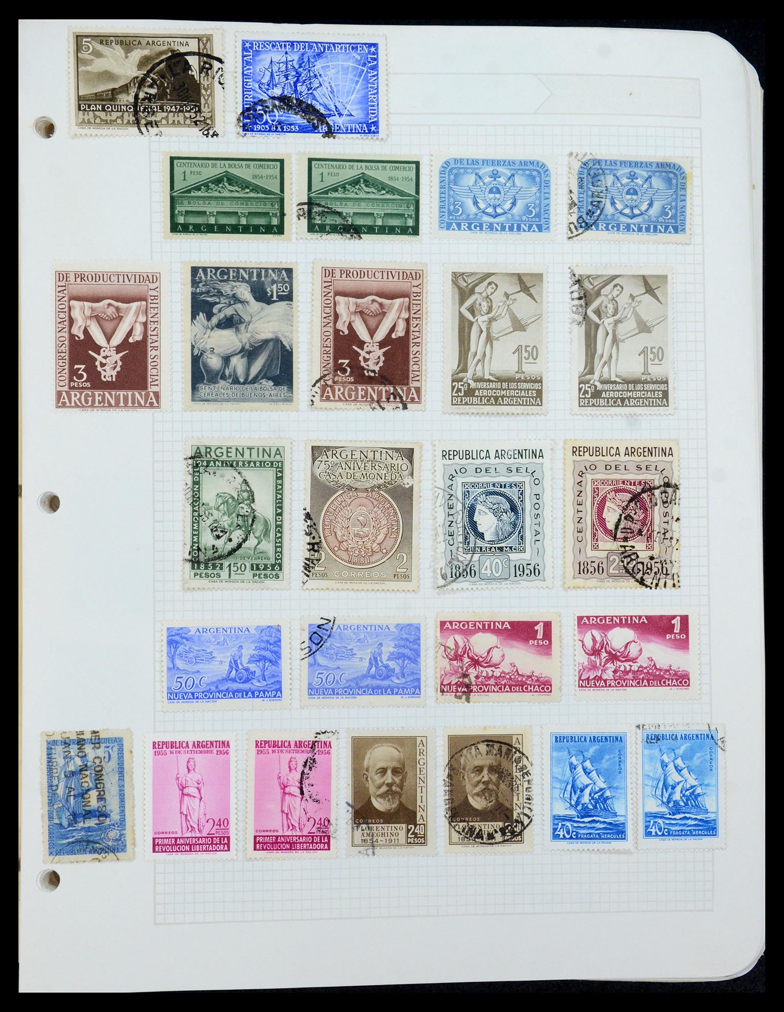 35688 520 - Postzegelverzameling 35688 Latijns Amerika 1860-1980.