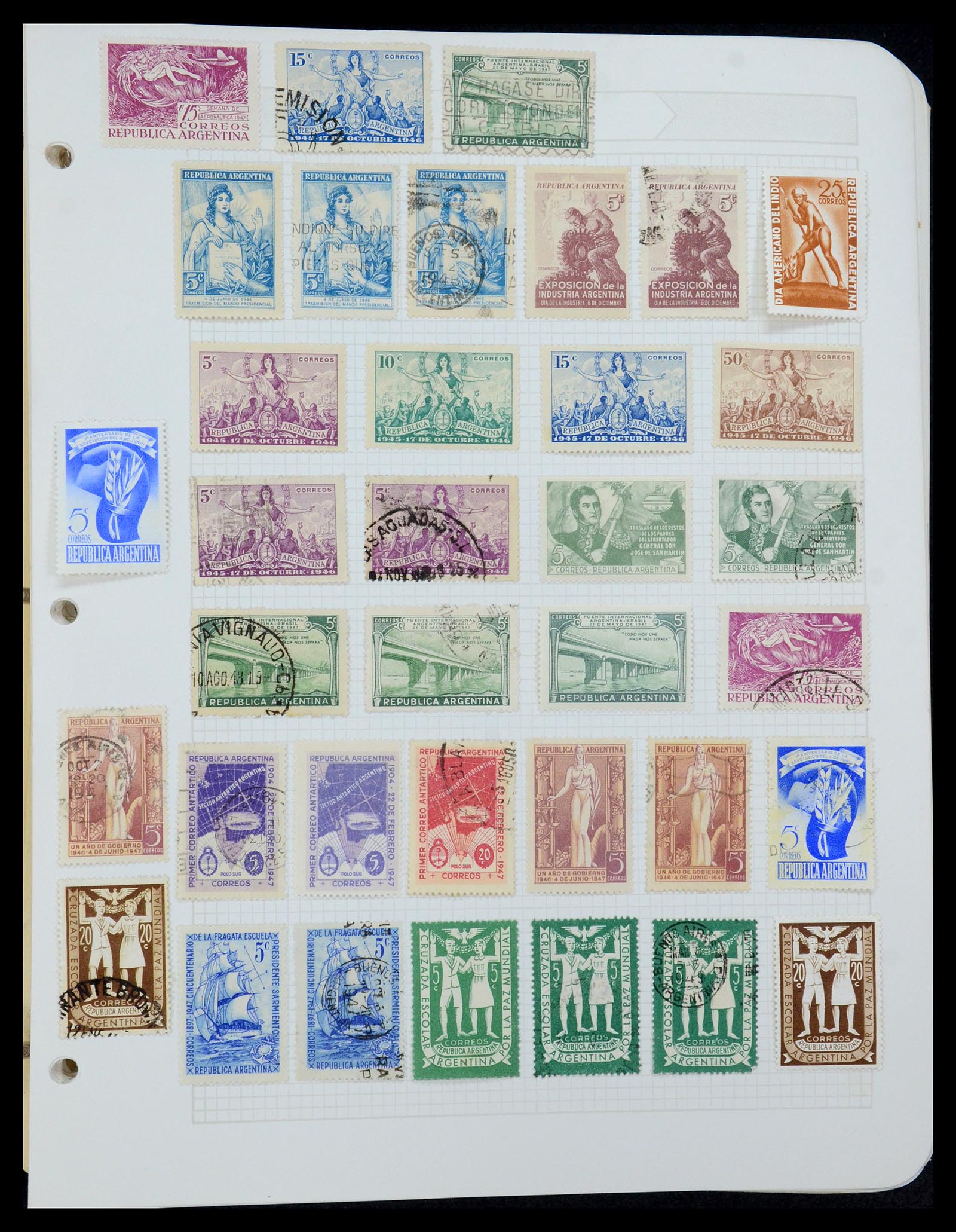 35688 523 - Postzegelverzameling 35688 Latijns Amerika 1860-1980.