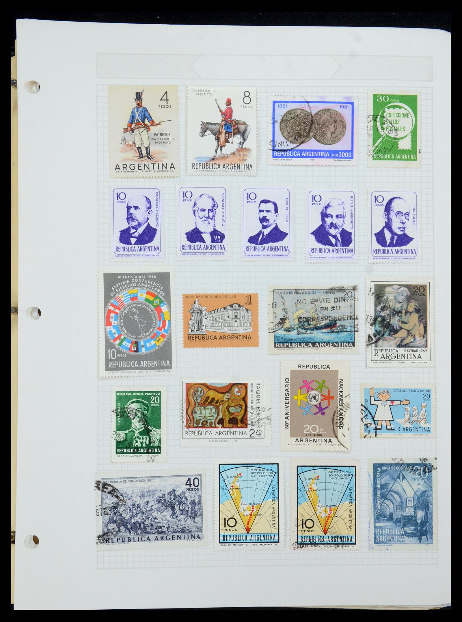 35688 536 - Postzegelverzameling 35688 Latijns Amerika 1860-1980.