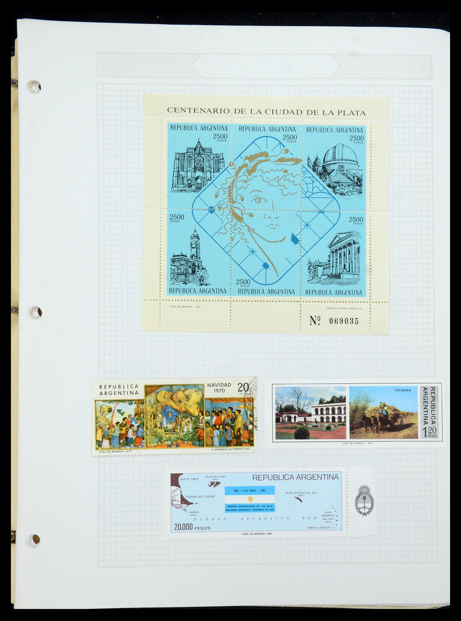 35688 537 - Postzegelverzameling 35688 Latijns Amerika 1860-1980.