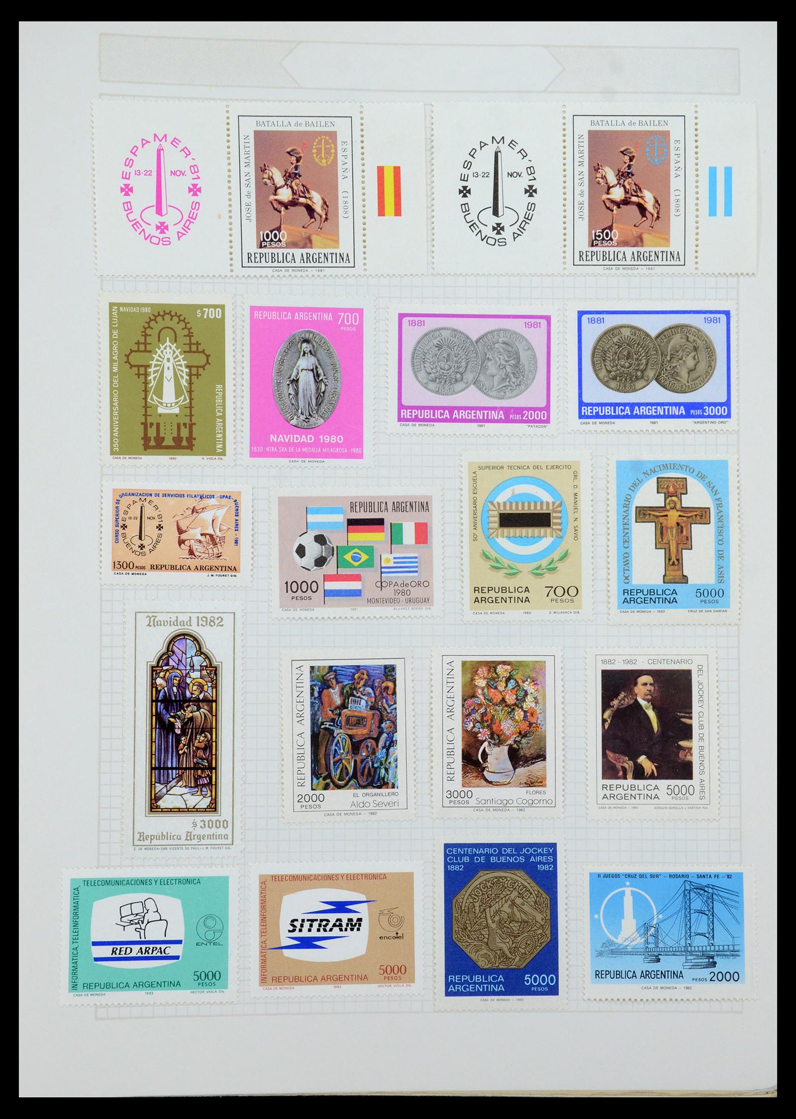 35688 542 - Postzegelverzameling 35688 Latijns Amerika 1860-1980.