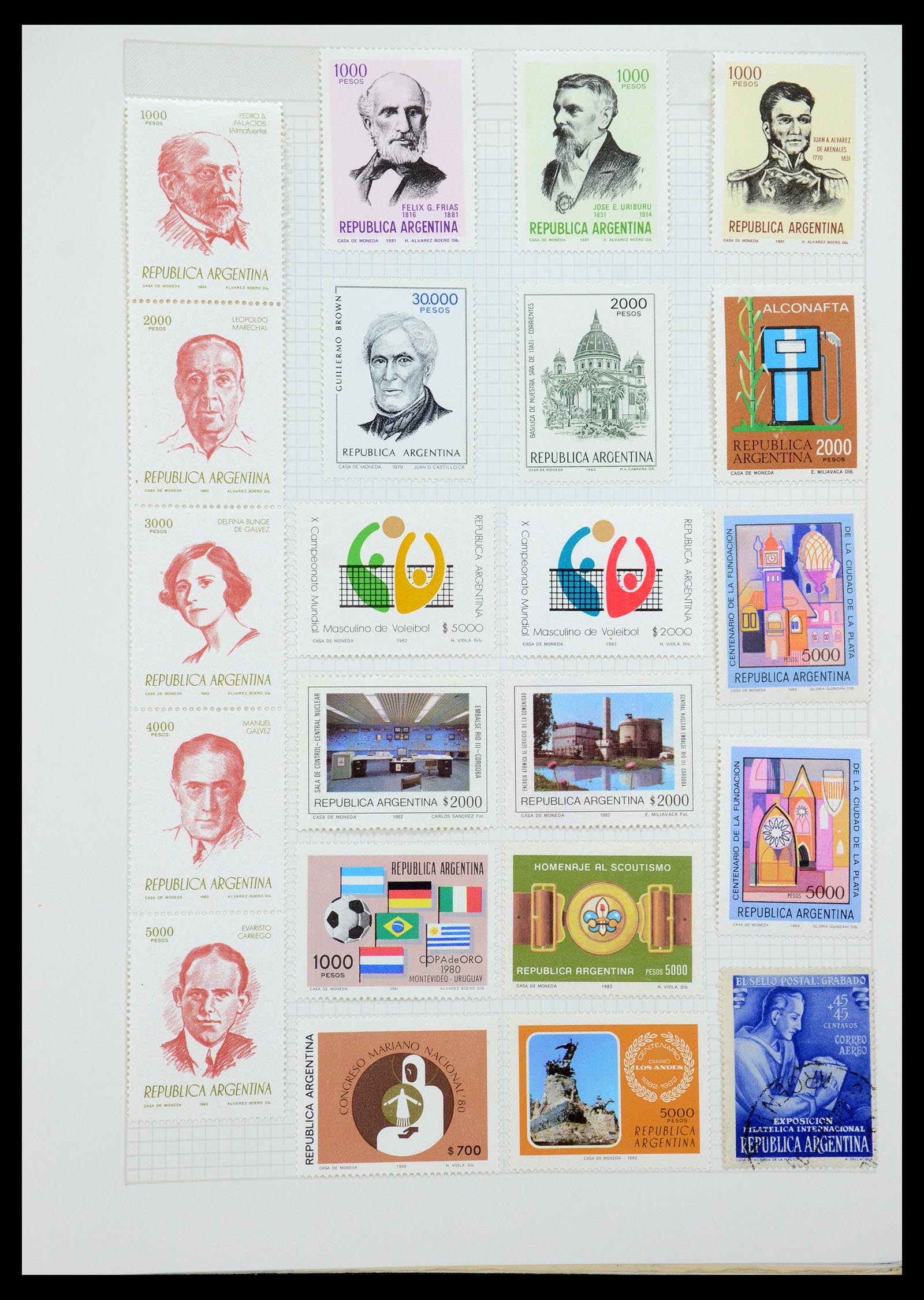 35688 543 - Postzegelverzameling 35688 Latijns Amerika 1860-1980.