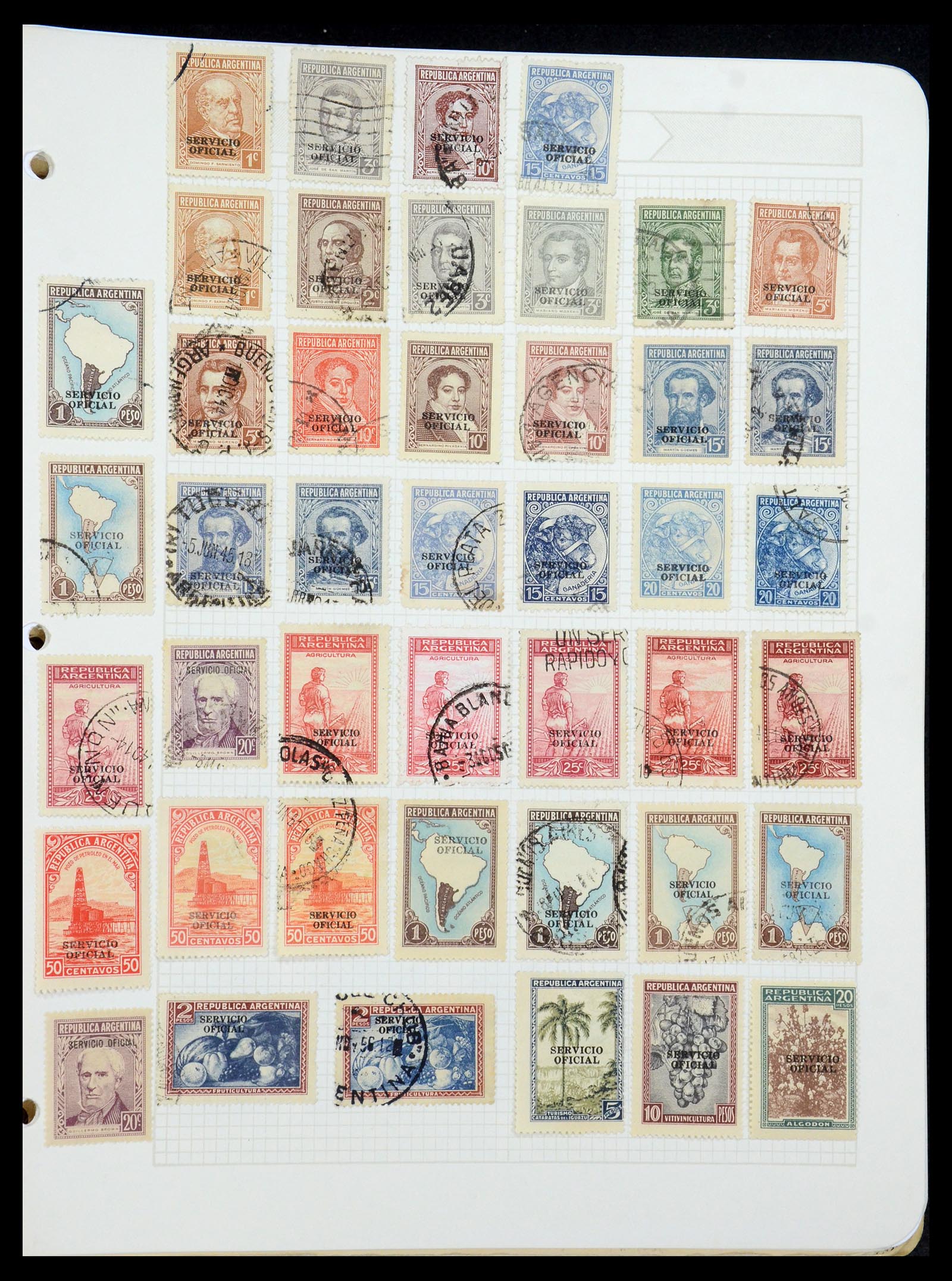 35688 547 - Postzegelverzameling 35688 Latijns Amerika 1860-1980.
