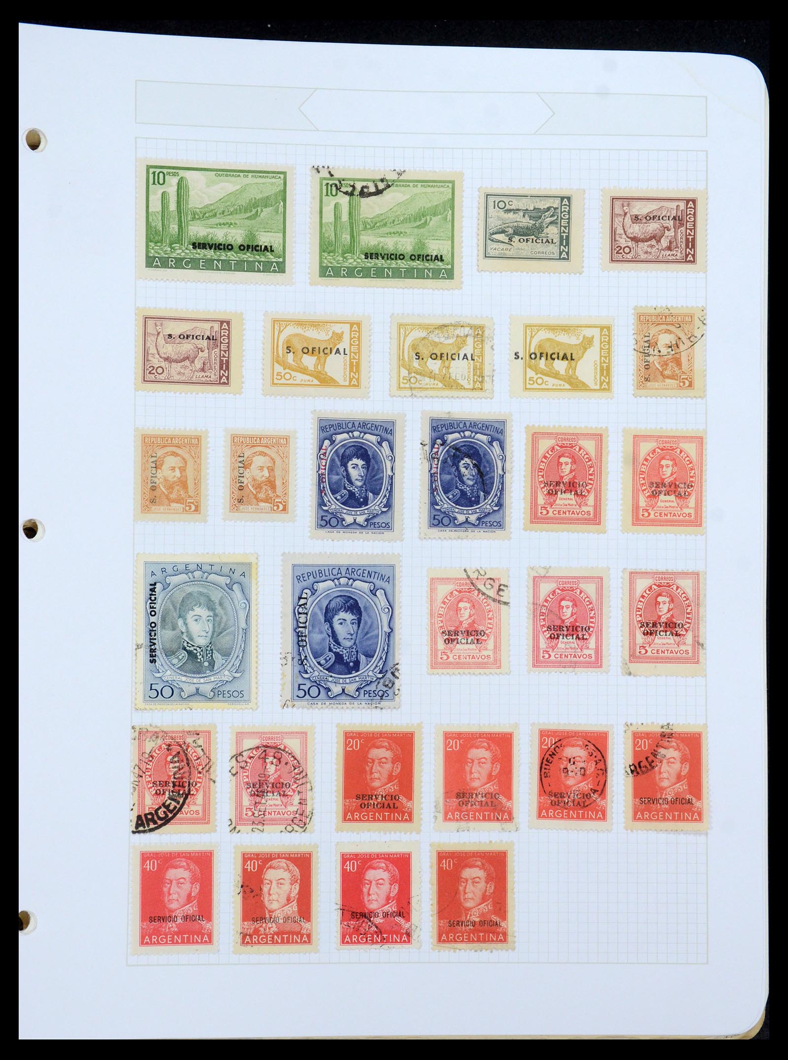 35688 550 - Postzegelverzameling 35688 Latijns Amerika 1860-1980.
