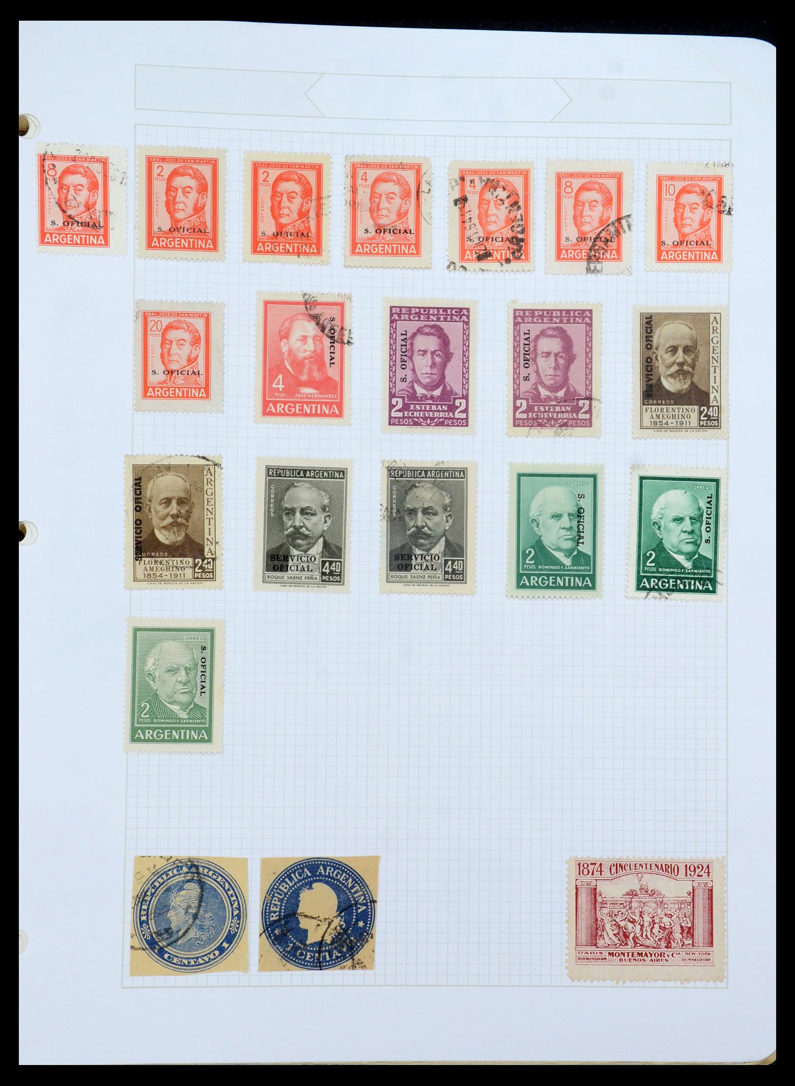 35688 551 - Postzegelverzameling 35688 Latijns Amerika 1860-1980.