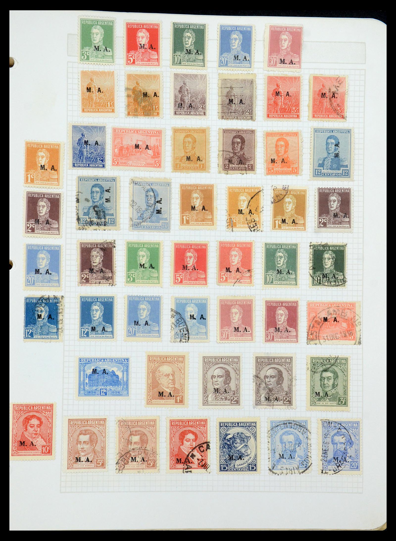 35688 552 - Postzegelverzameling 35688 Latijns Amerika 1860-1980.